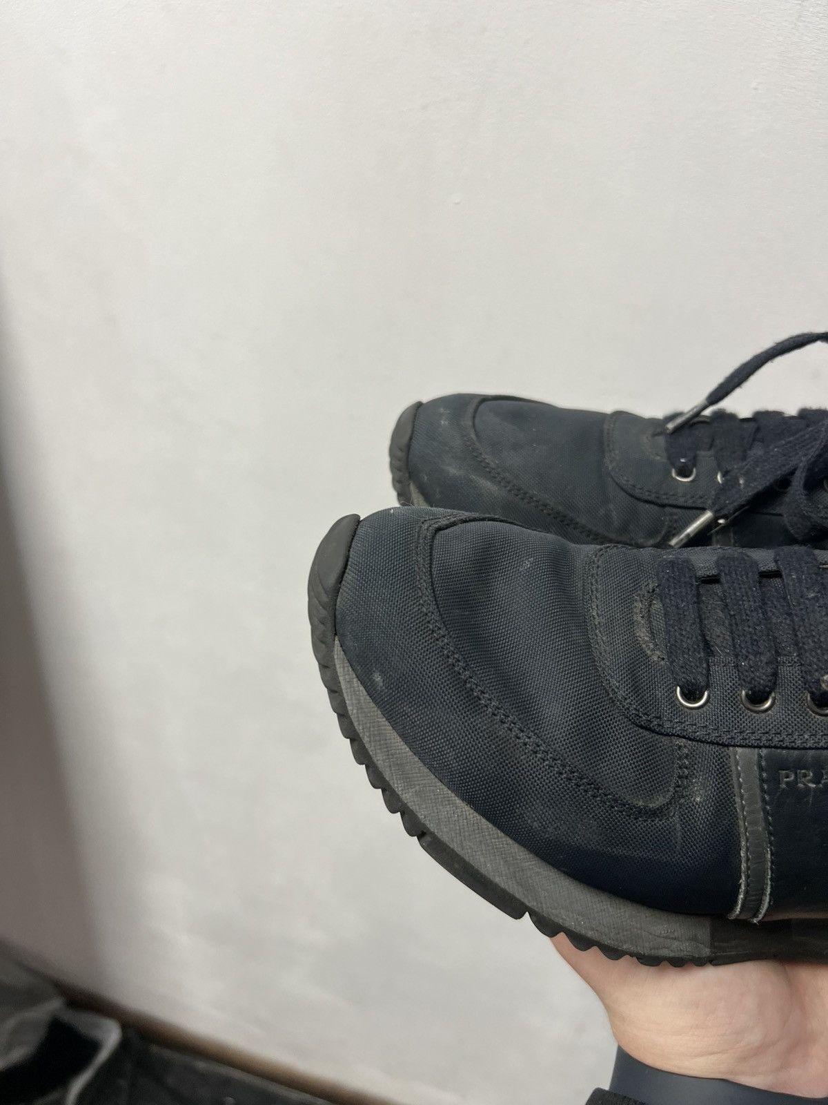 Prada Prada Luxury Sneakers Shoes Black Size US 8 / EU 41 - 10 Thumbnail