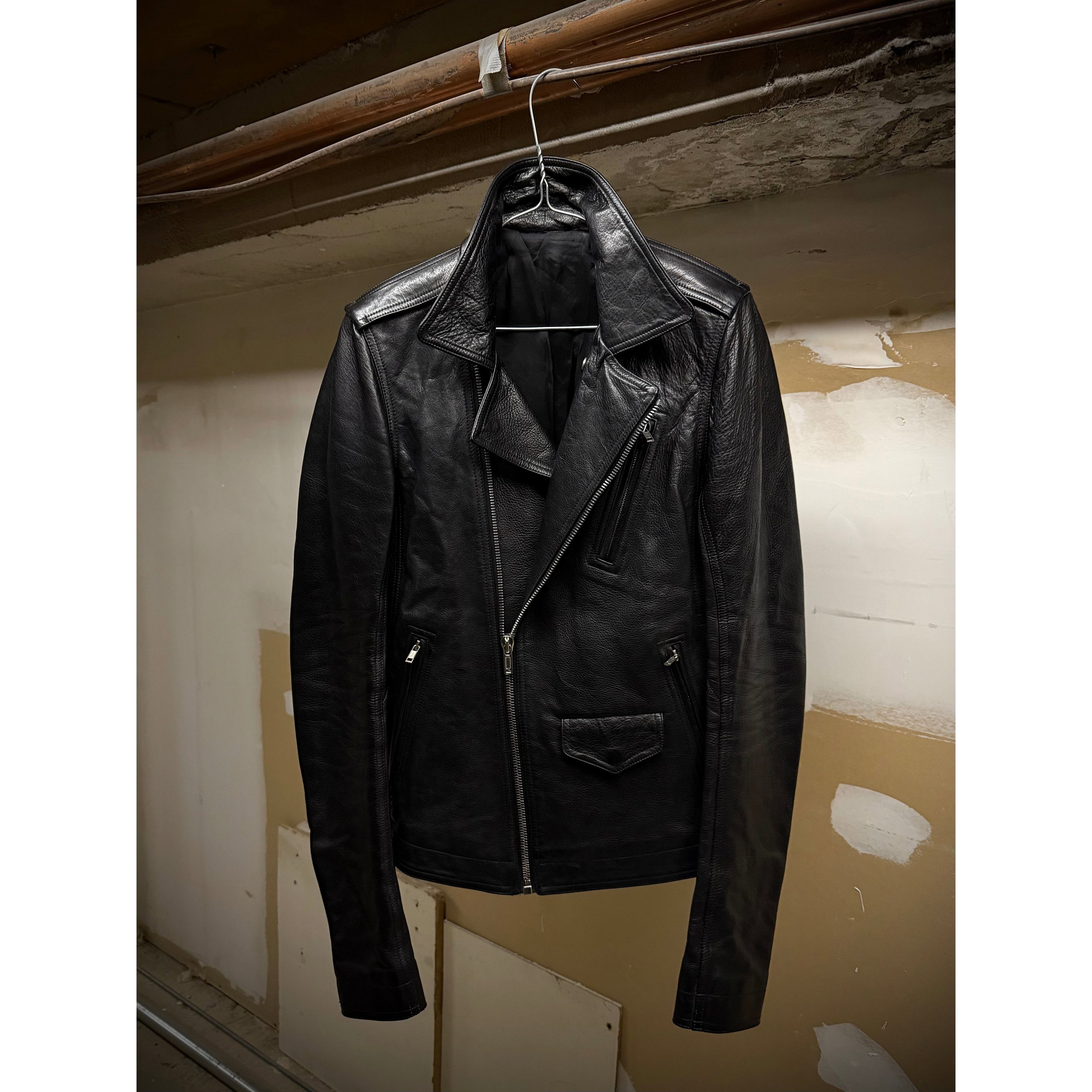 Rick Owens Rick Owens SS17 Walrus Intarsia Leather Jacket 50 | Grailed