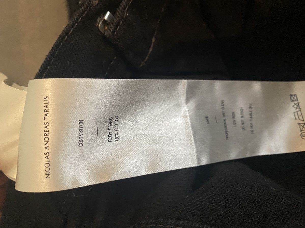 Nicolas Andreas Taralis Black Column jeans Size US 30 / EU 46 - 7 Thumbnail