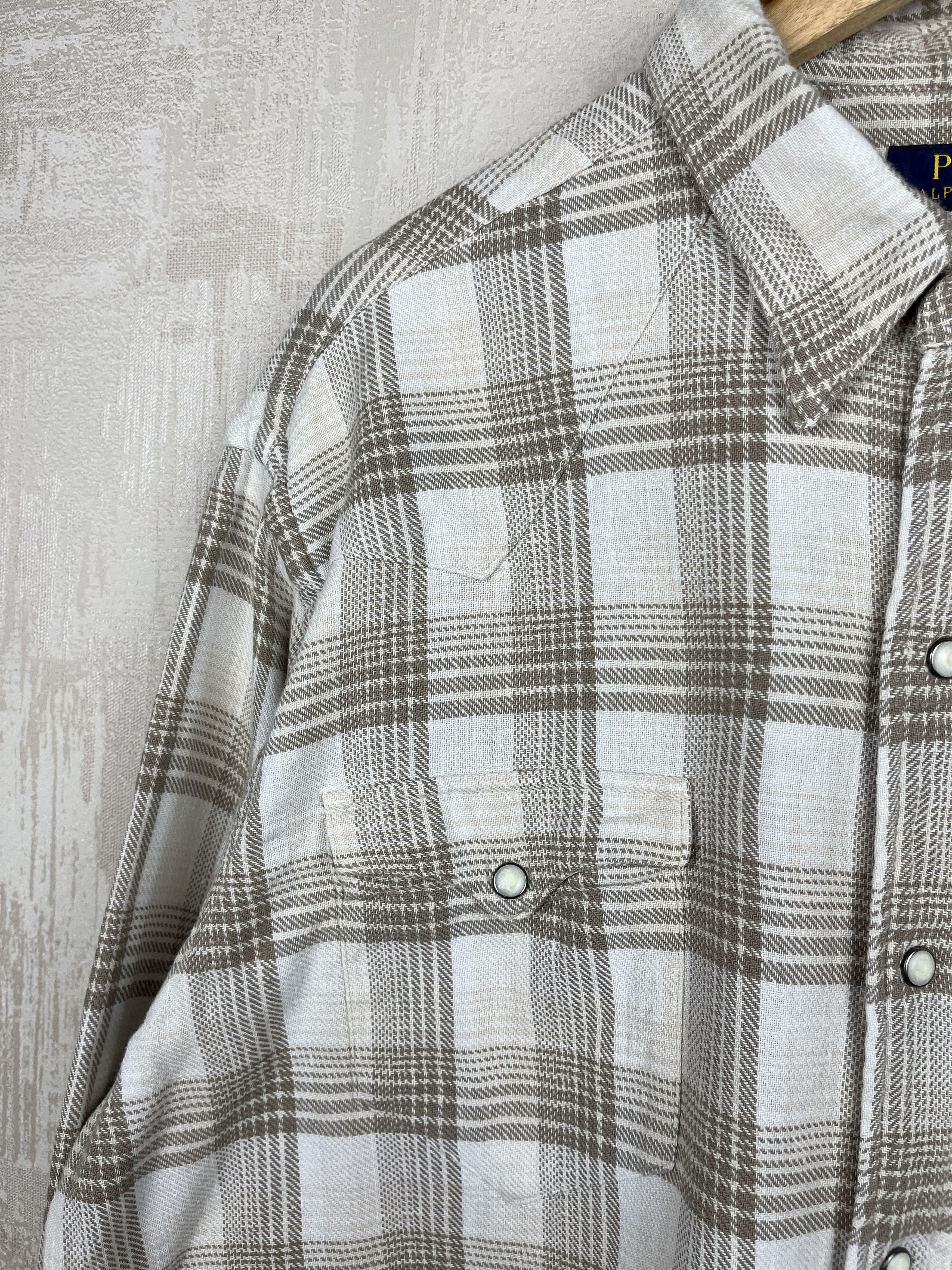 Polo Ralph Lauren Polo Ralph Lauren Western Flannel Long Sleeve Shirt Snap Size US XL / EU 56 / 4 - 5 Thumbnail