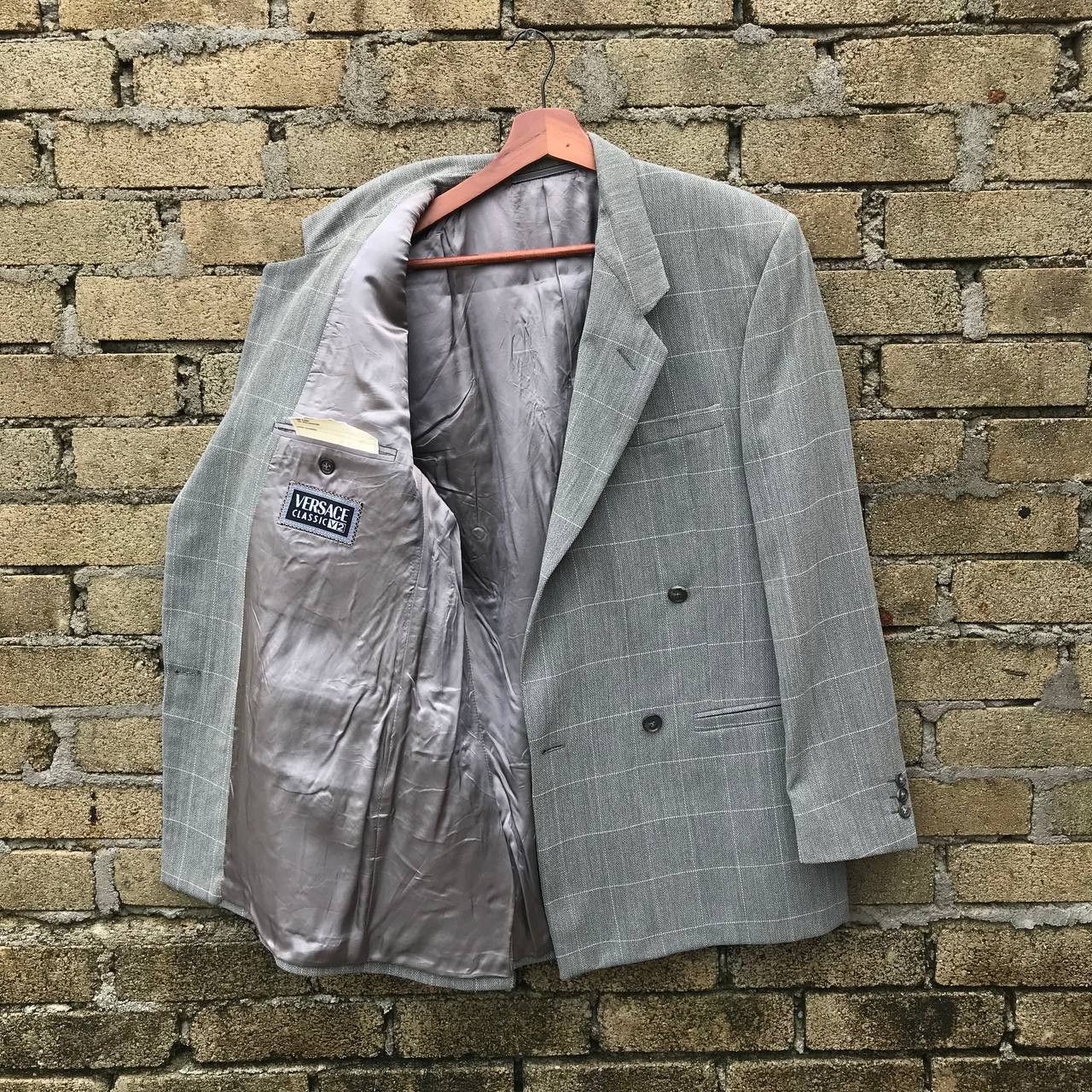 Versace GRAIL!VERSACE CLASSIC V2 MEN COAT DOUBLE BREASTED Size US M / EU 48-50 / 2 - 5 Thumbnail