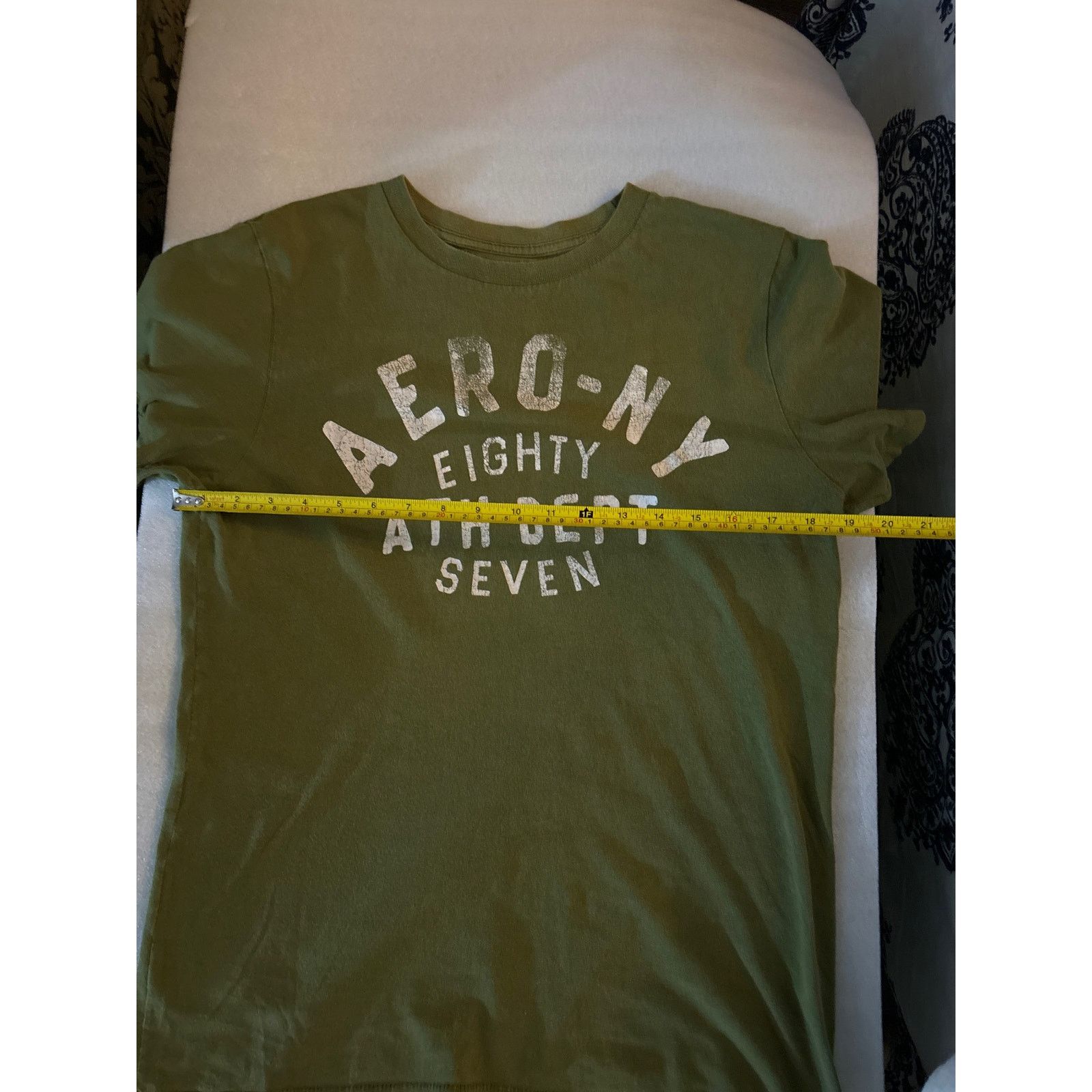 Aeropostale Aeropostale AERO NY Olive Green Logo T-Shirt M Casual Size US M / EU 48-50 / 2 - 5 Thumbnail