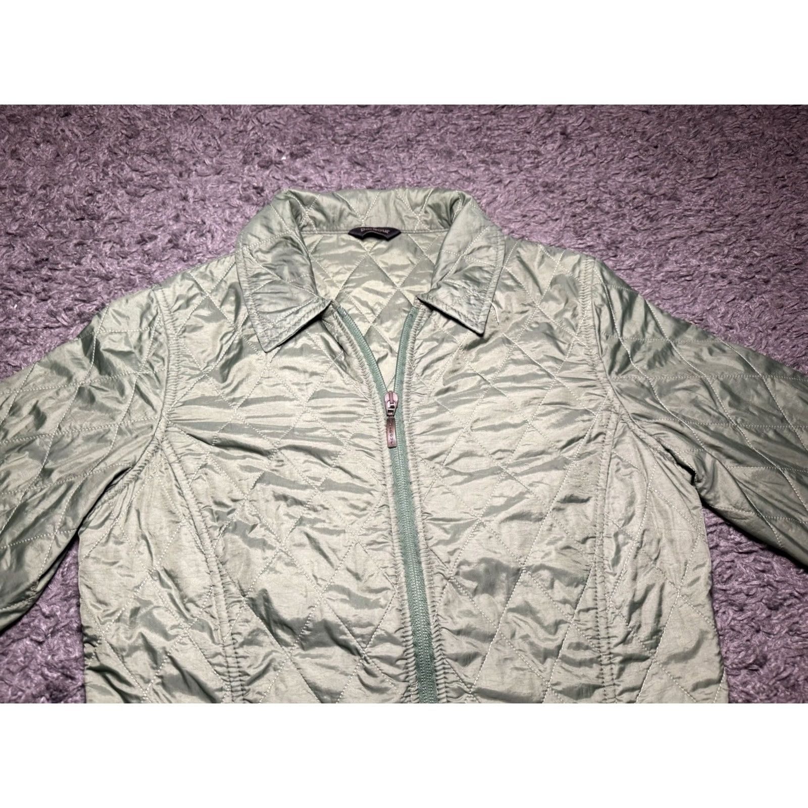 Barbour Barbour Flyweight Cavalry Women’s Green Quilted Puffer Jacket UK 8 US 4 Small Size S / US 4 / IT 40 - 5 Thumbnail