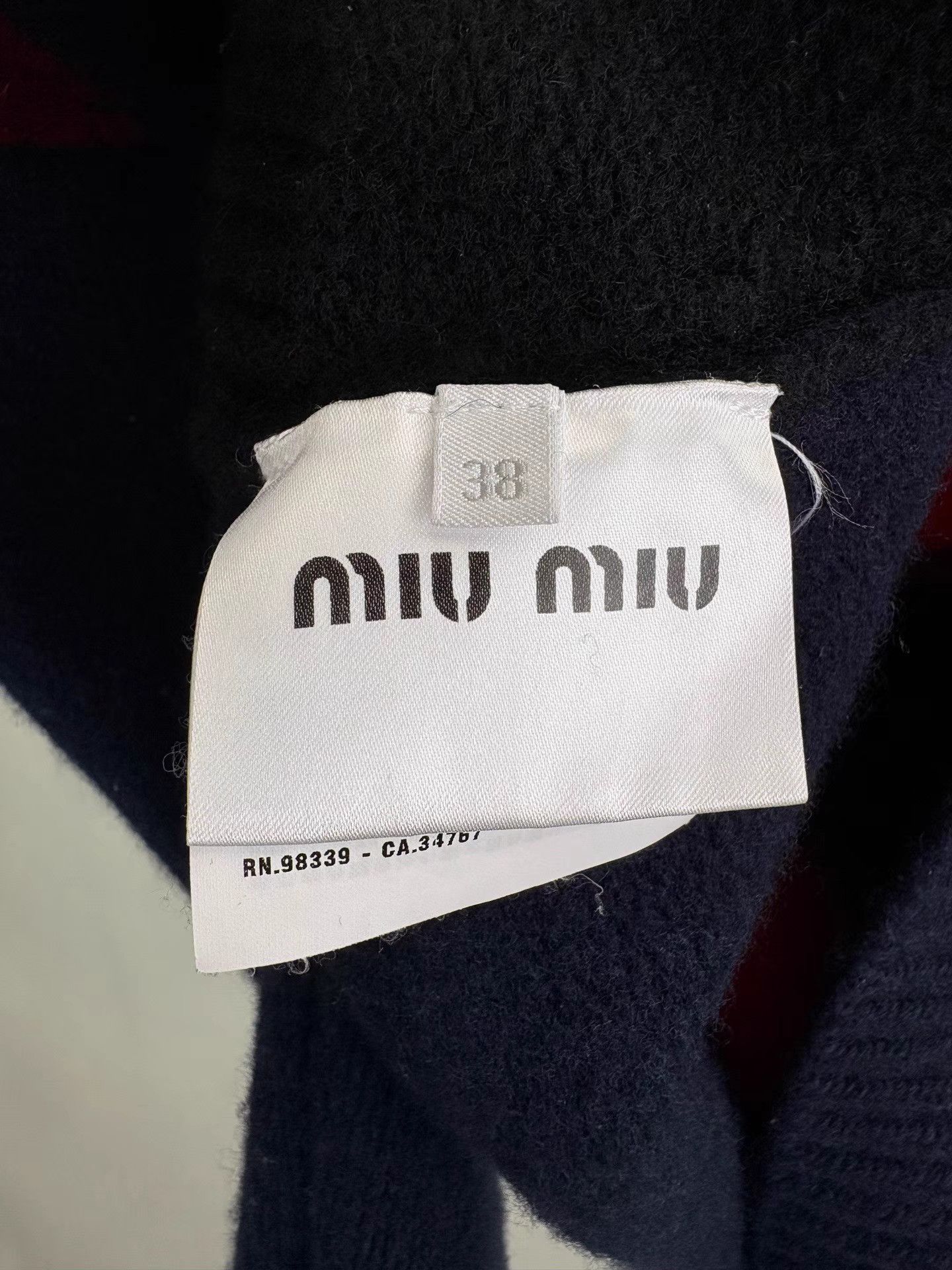 Miu Miu MIUMIU Plaid Turtleneck Knit Sweater Size XS / US 0-2 / IT 36-38 - 5 Thumbnail