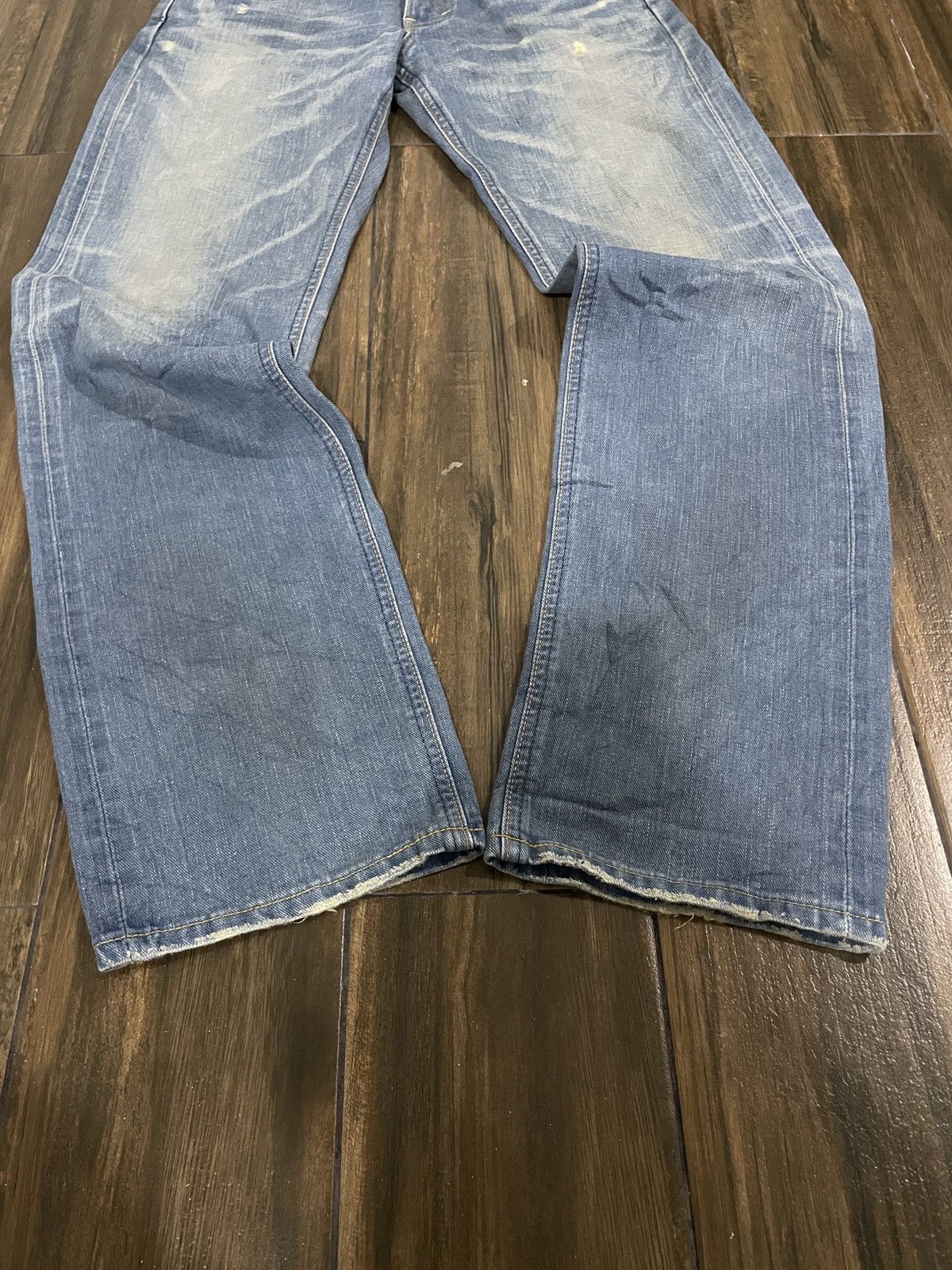 Lee Lady Lee Riders x Ford Mills Selvedge Jeans Retro Style Size 31" - 8 Thumbnail