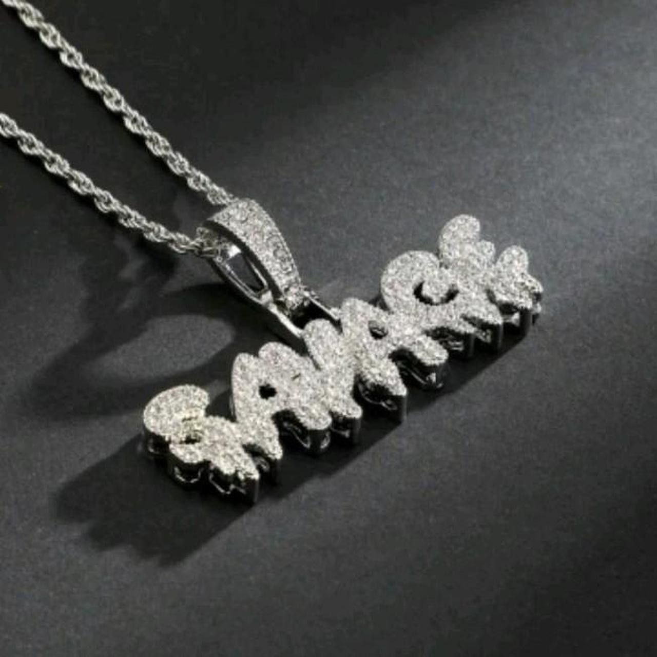 Other Silver iced out Savage pendant necklace Size ONE SIZE - 1 Thumbnail