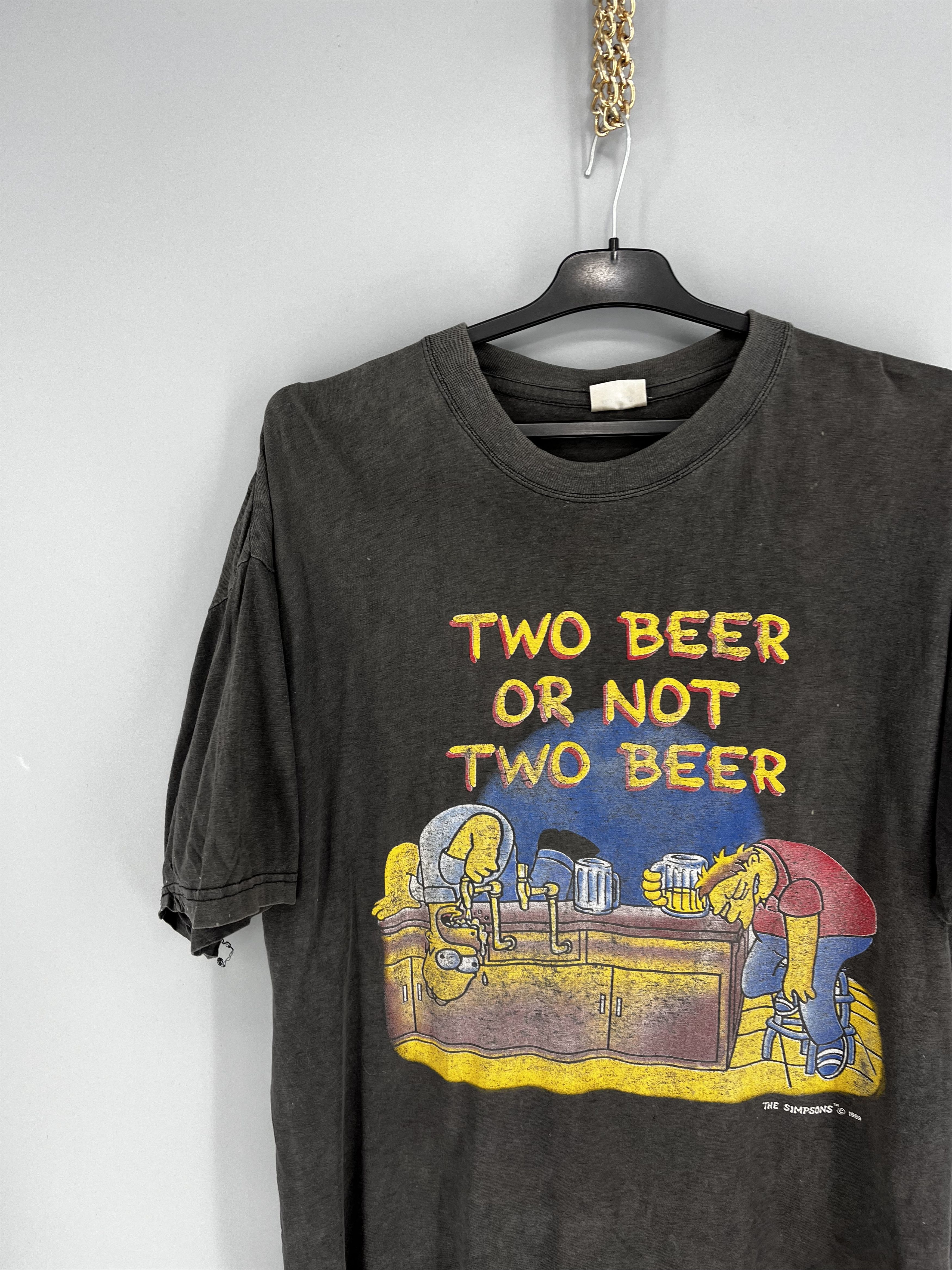 Other Vintage 1999 Simpsons Two Bear Or Not Two Bear T-shirt Size US XL / EU 56 / 4 - 4 Thumbnail