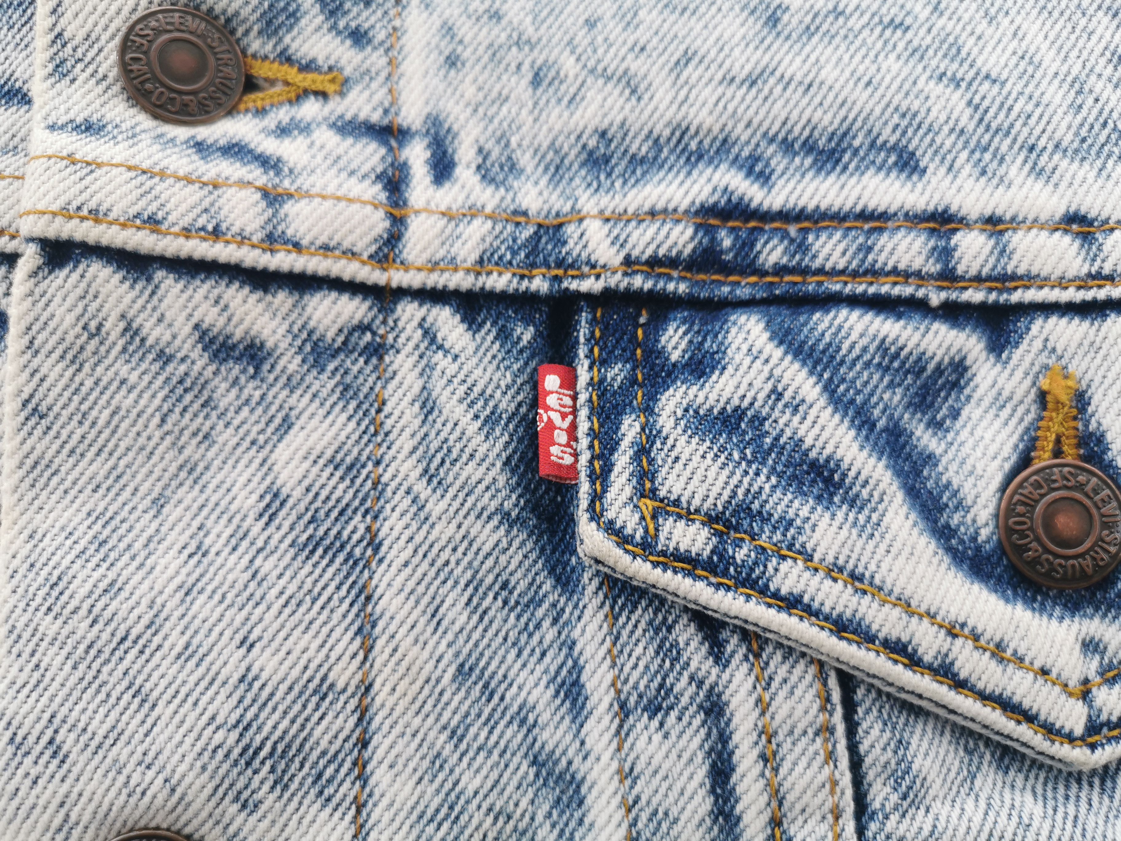 Levi's Vintage 80s Levis 70507-0219 Acidwash Denim Jacket Size US M / EU 48-50 / 2 - 4 Thumbnail