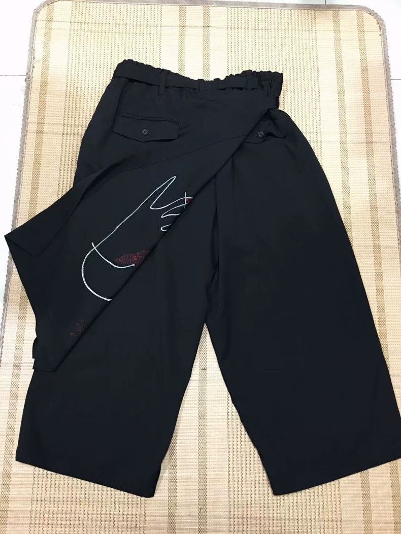 Yohji Yamamoto Yohji Yamamoto size 2 22ss Miyazawa Rie Patch Pants 2505-N Size US 28 / EU 44 - 5 Thumbnail