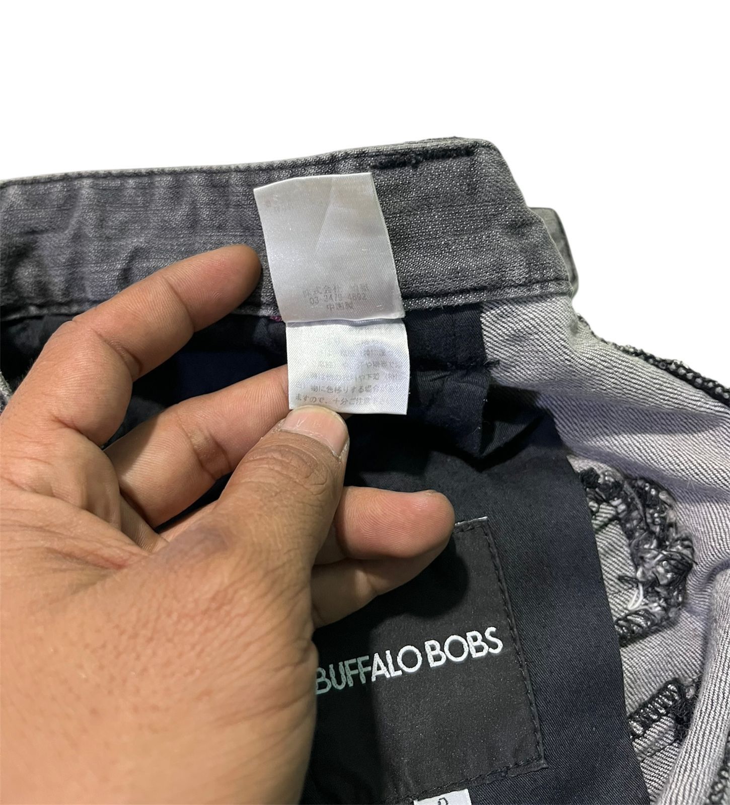 BUFFALO BOBS Buffalo Bobs Stonewash Bike Denim Size US 33 - 9 Thumbnail