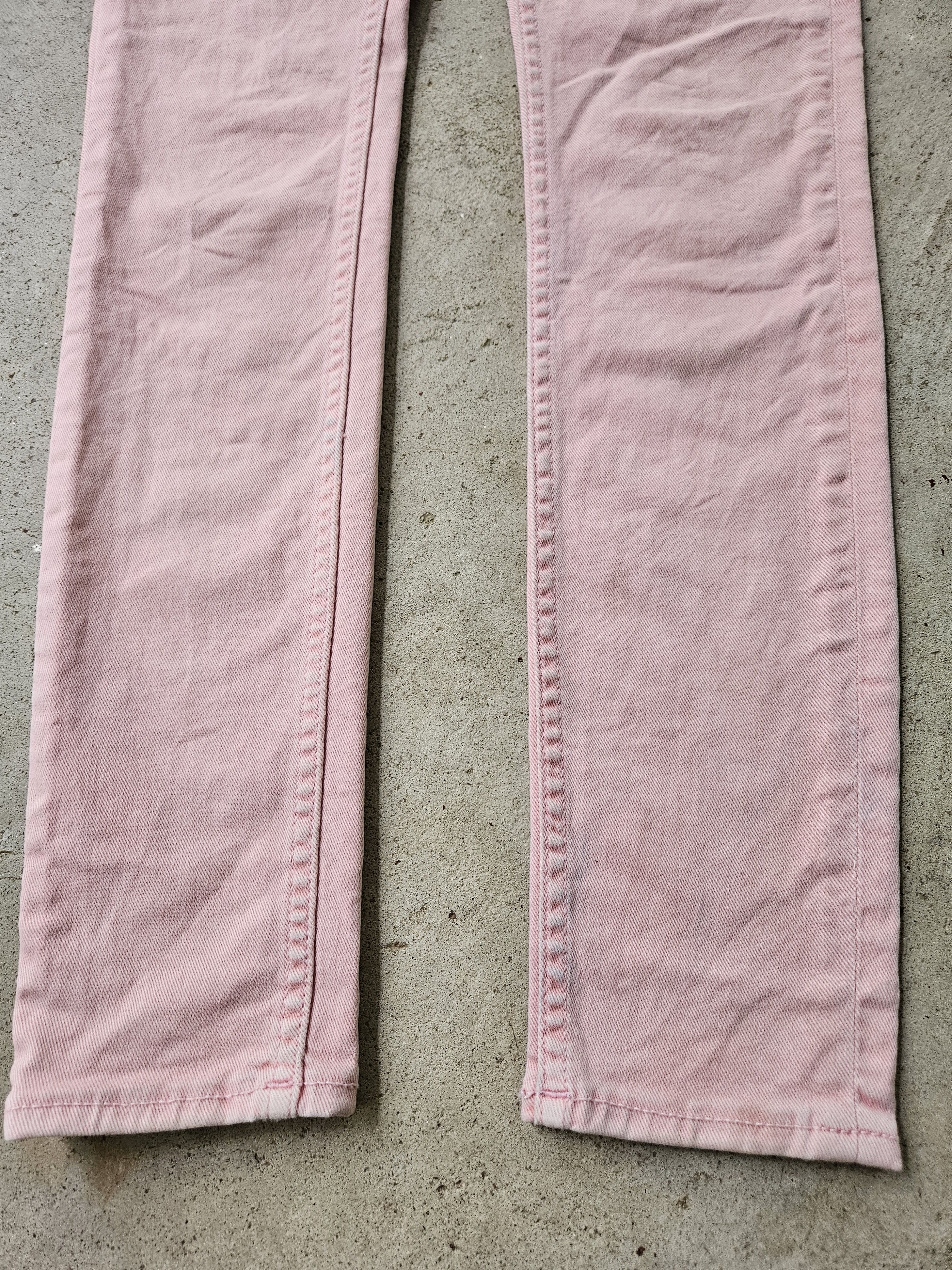 Acne Studios Blå Konst Peg Milk Pink Straight Leg Denim Jeans Size US 26 / EU 42 - 4 Thumbnail