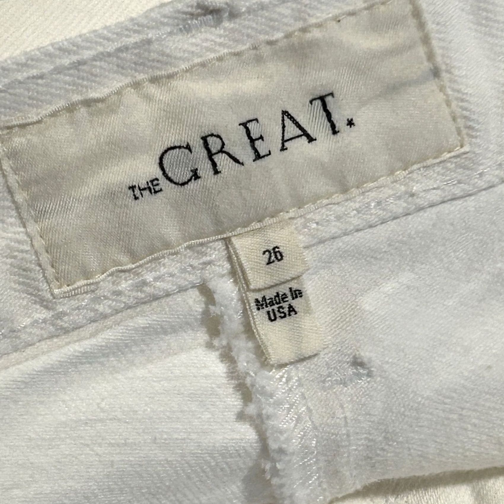 THE GREAT The Great The Seafair Jean True White Women's 26 Pants Size 26" / US 2 / IT 38 - 5 Thumbnail