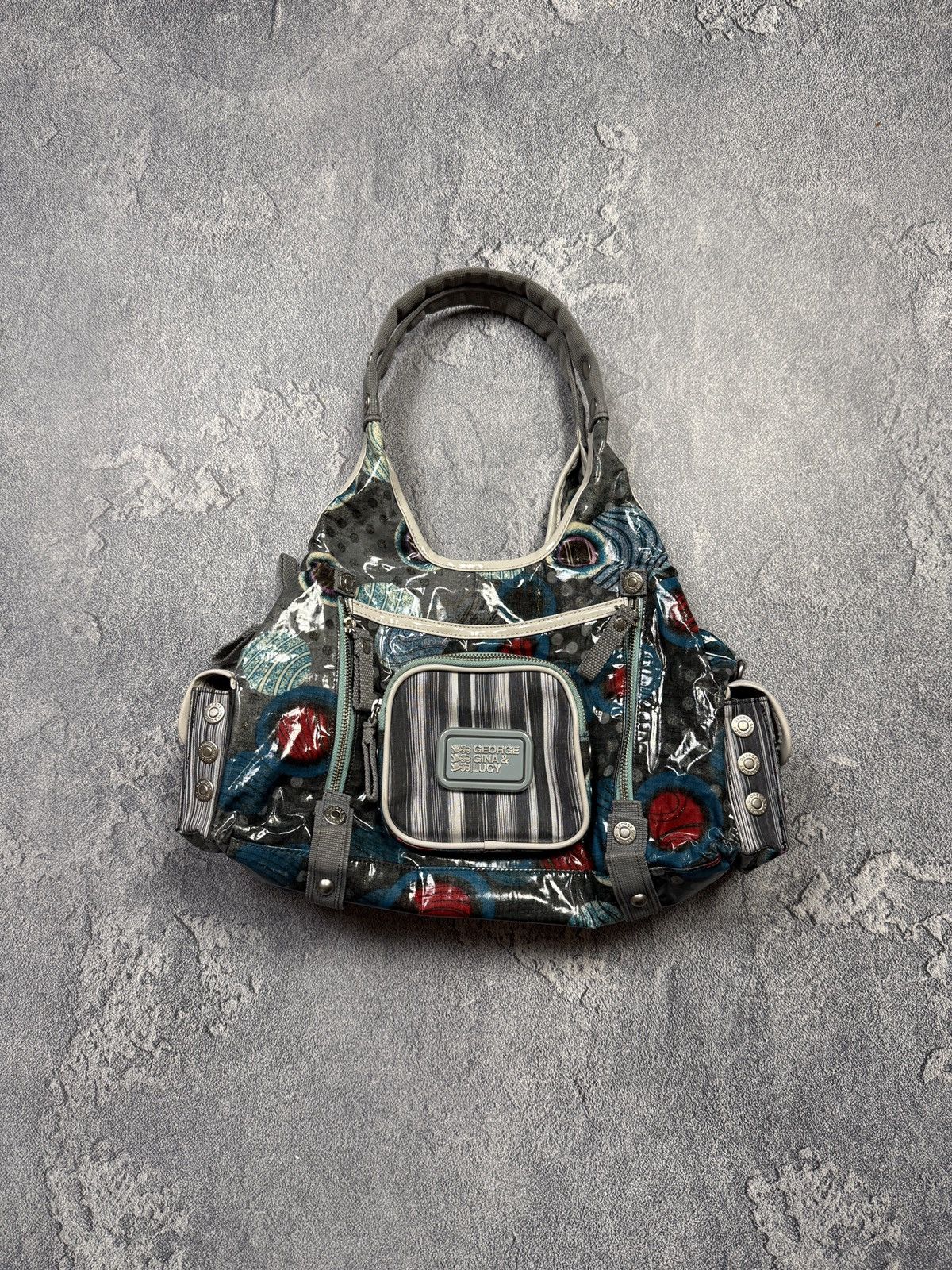 Japanese Brand GGL Bag George Gina Lucy Y2K Crazy Multipocket Size ONE SIZE - 1 Thumbnail