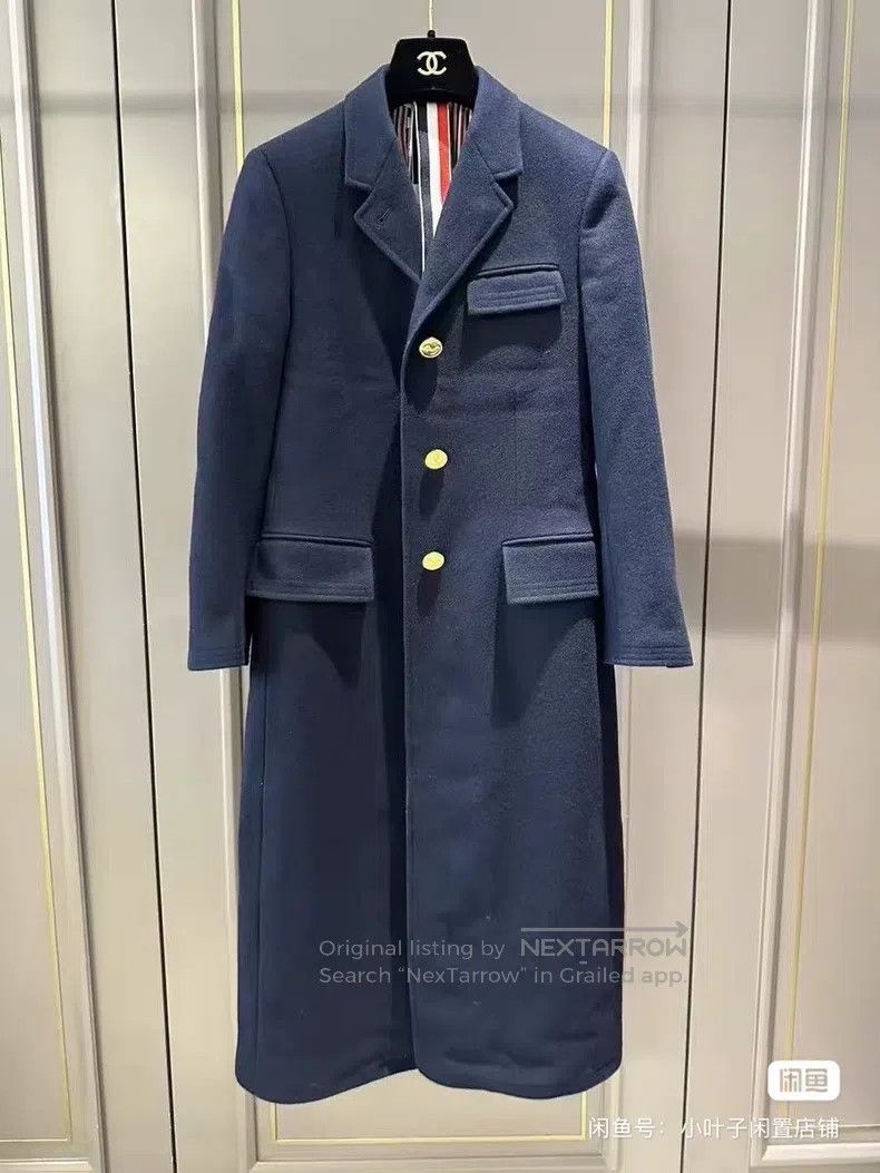 Thom Browne Thom Browne Wool coat Size S / US 4 / IT 40 - 1 Thumbnail