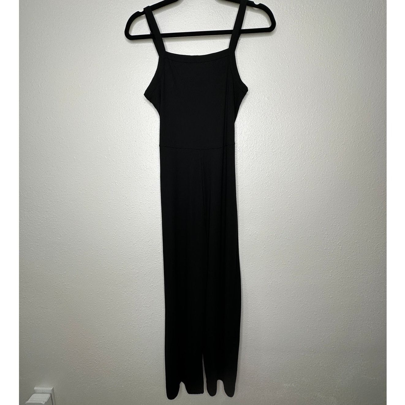 Cotton On NWT Cotton On The Valerie Strappy Black Wide Leg Jumpsuit S Size 27" / US 4 / IT 40 - 5 Thumbnail