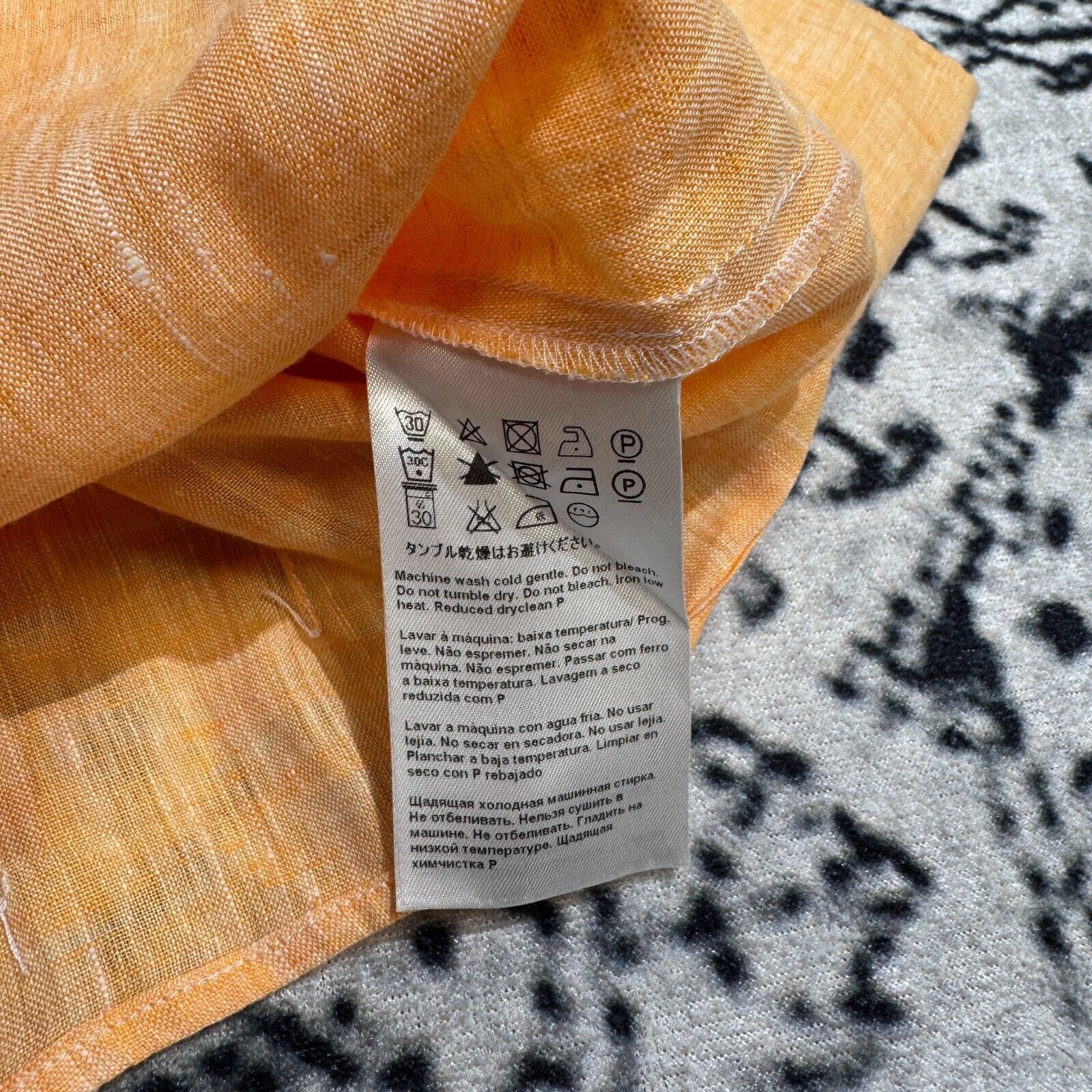 Escada × Vintage Vintage Escada Sport Orange Linen Button Up Shirt Size M Y2K Size US M / EU 48-50 / 2 - 8 Thumbnail