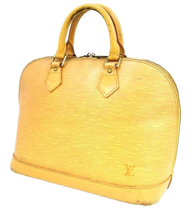 Louis Vuitton Louis Vuitton Alma Hand Bag Epi Leather Yellow M52149 Size ONE SIZE - 1 Thumbnail