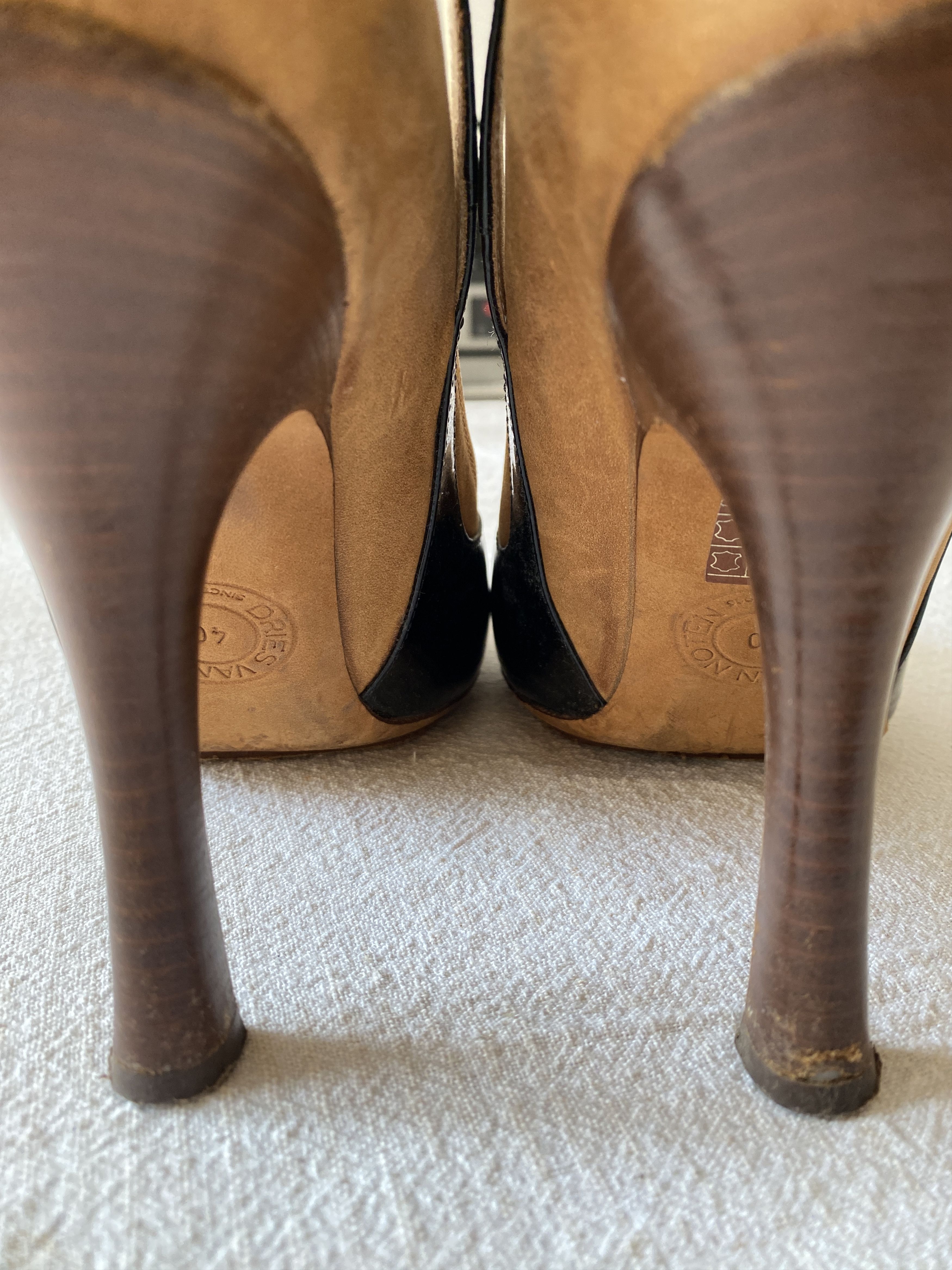 Dries Van Noten Two tones heels Size US 10 / IT 40 - 3 Thumbnail
