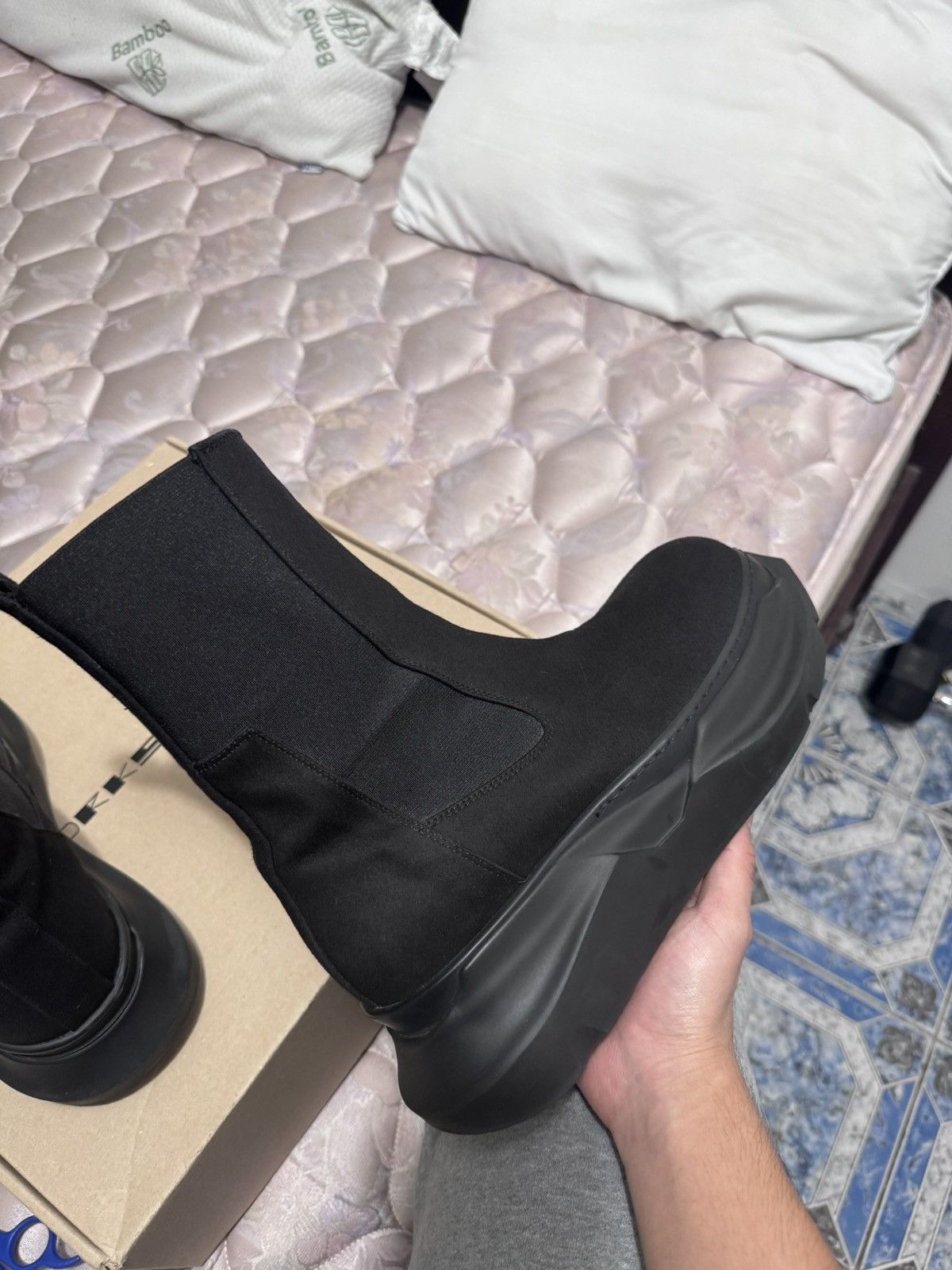 Rick Owens Rick Owens DRKSHDW Beatle Abstract Boots Size US 8.5 / EU 41-42 - 3 Thumbnail