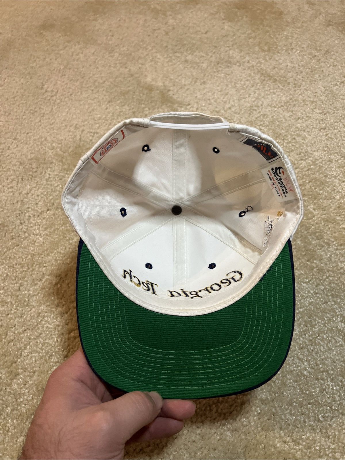 Sports Specialties Sports Specialties Georgia Tech Yellow Jackets Twill hat Size ONE SIZE - 5 Thumbnail