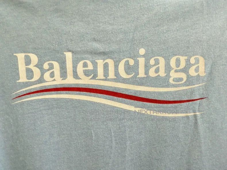 Balenciaga Balenciaga Haze Blue Cola Short Sleeve Size US XS / EU 42 / 0 - 1 Thumbnail