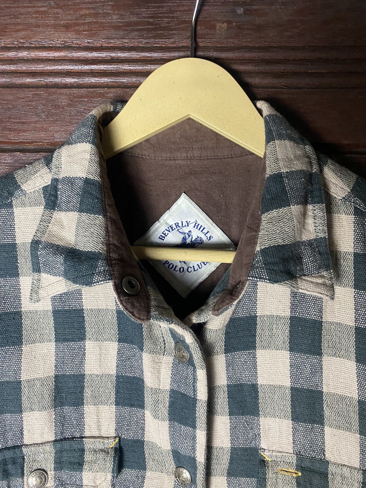 Beverly Hills Polo Club Beverly Hill Polo Club Flannel Button Jacket Size US L / EU 52-54 / 3 - 7 Thumbnail