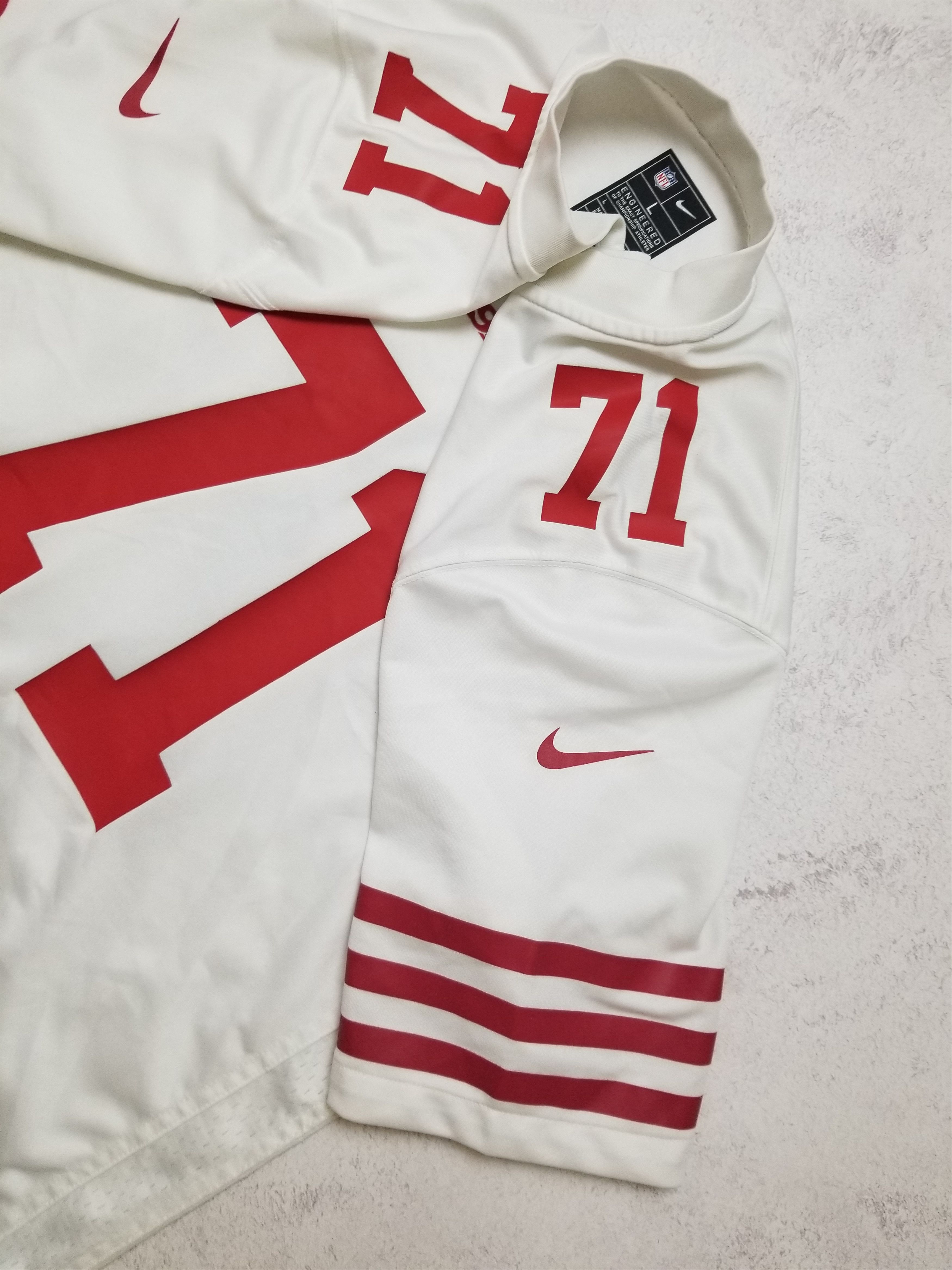 Nike San Francisco 49ers Williams #71 NFL Road Game Jersey Size US XL / EU 56 / 4 - 12 Thumbnail