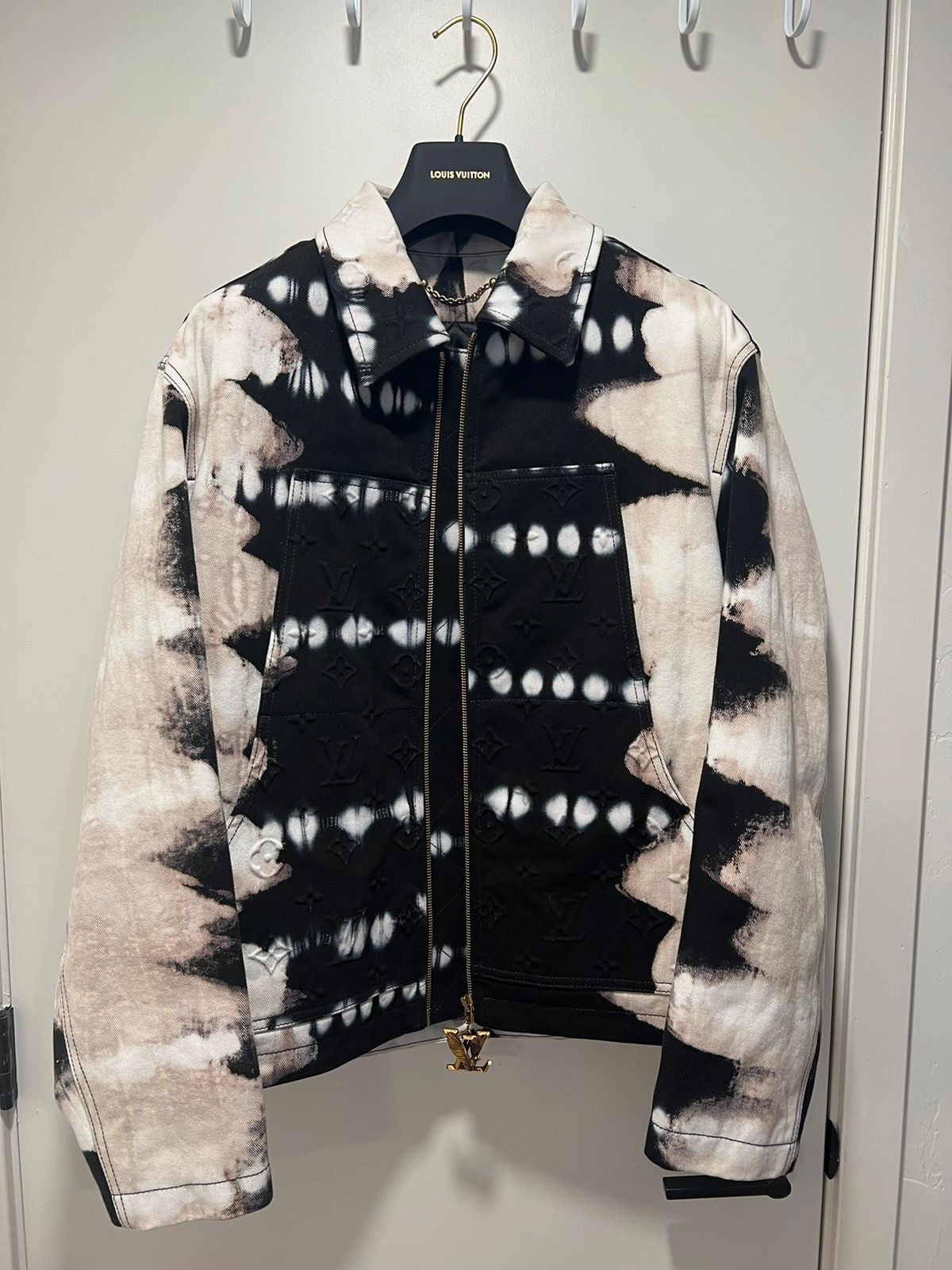 Louis Vuitton Tie-dye workwear denim jacket