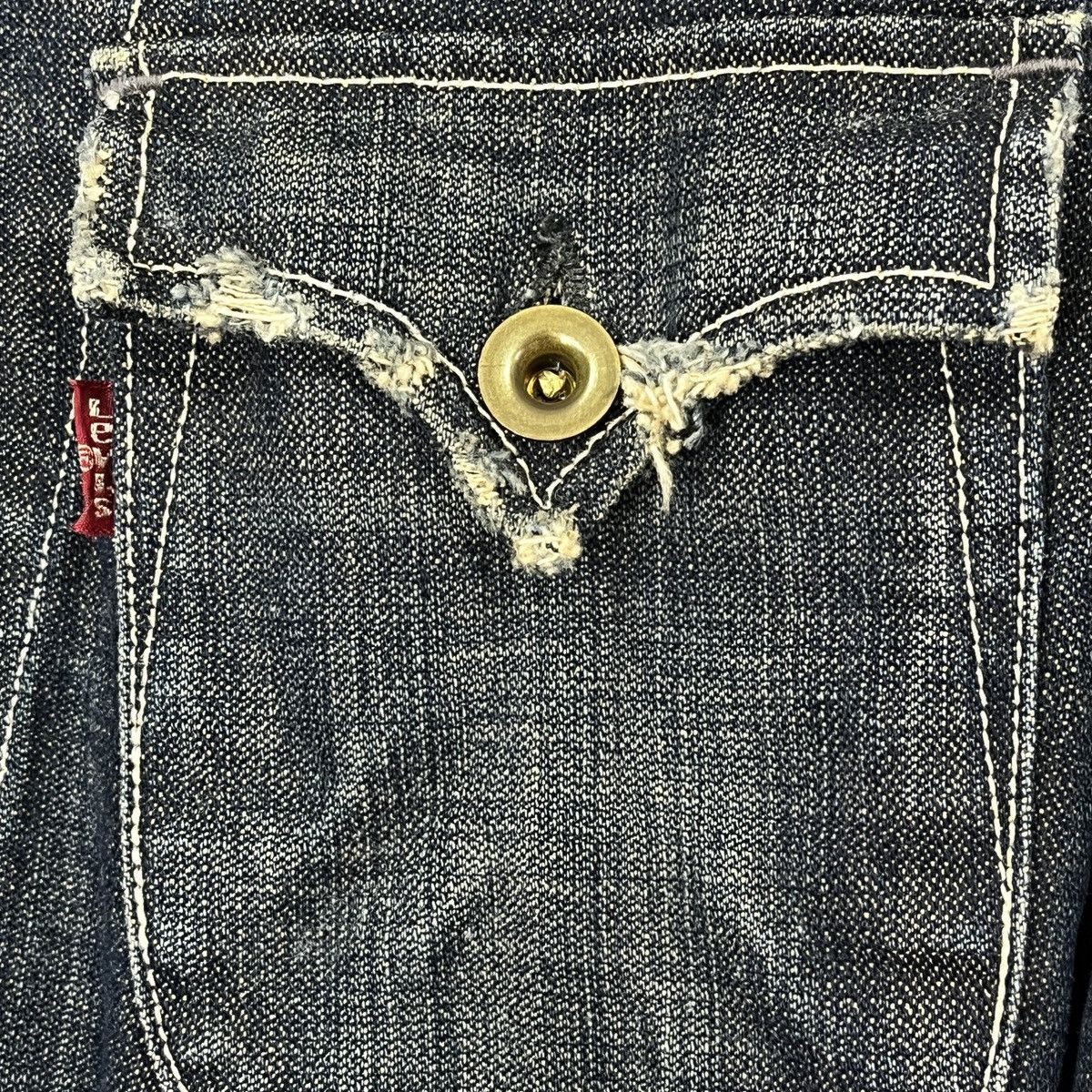 Levi's × Levi's Made & Crafted × Vintage Levis Redloop Chore Jacket Hidden Rivet Buttons Size US L / EU 52-54 / 3 - 13 Thumbnail