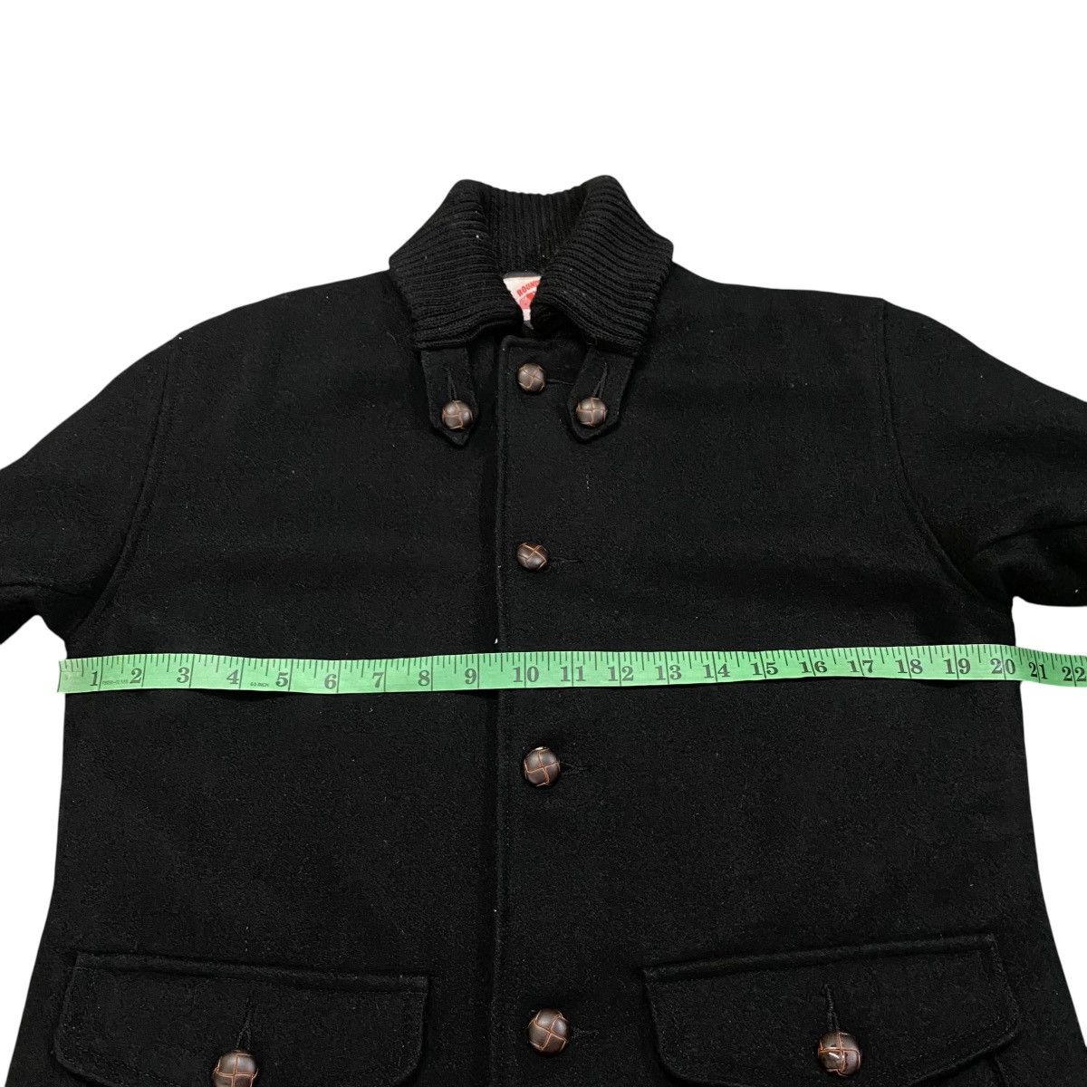 Vintage Vintage Round House Wool Button Jacket M Size Black Colour Size US M / EU 48-50 / 2 - 10 Thumbnail