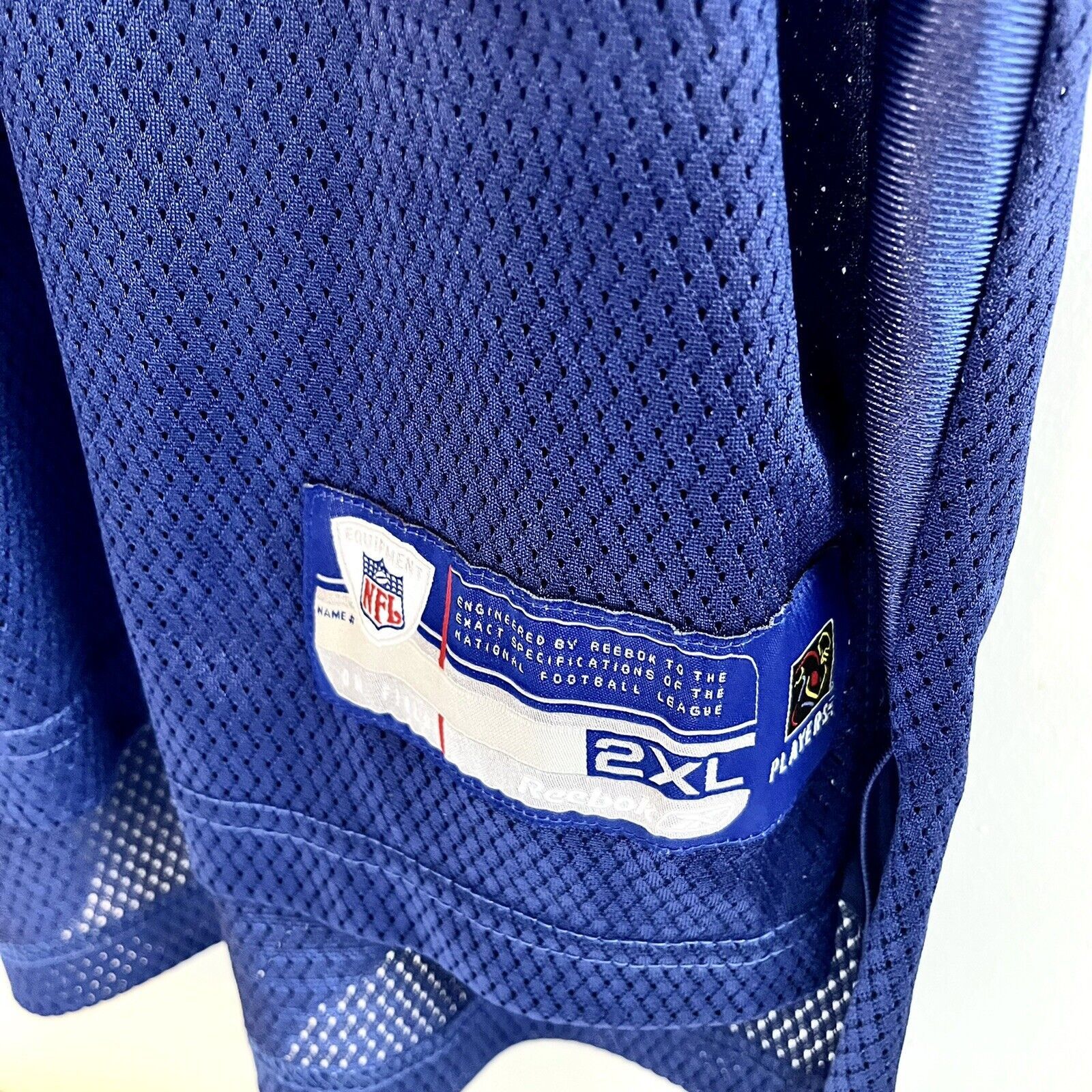Reebok 2000s Reebok #17 Plaxico Burress NY Giants Y2K Sz 2XL Size US XXL / EU 58 / 5 - 6 Thumbnail