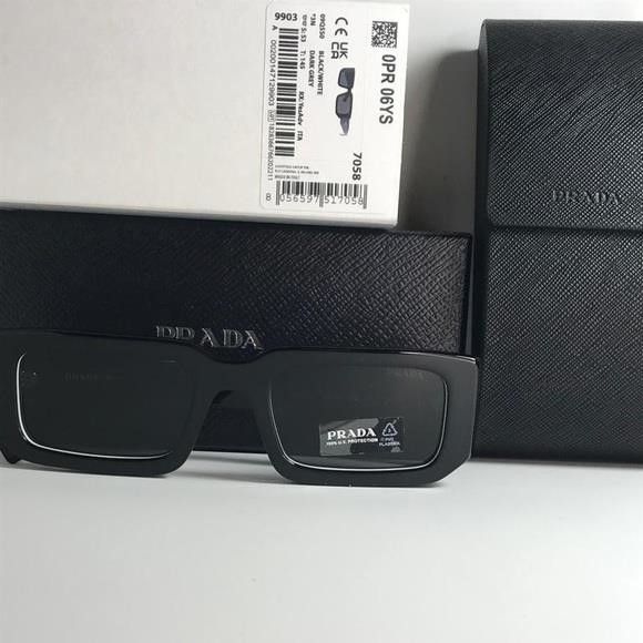 Prada New - Prada Eyewear PR 06YS rectangle frame sunglasses Size ONE SIZE - 5 Thumbnail