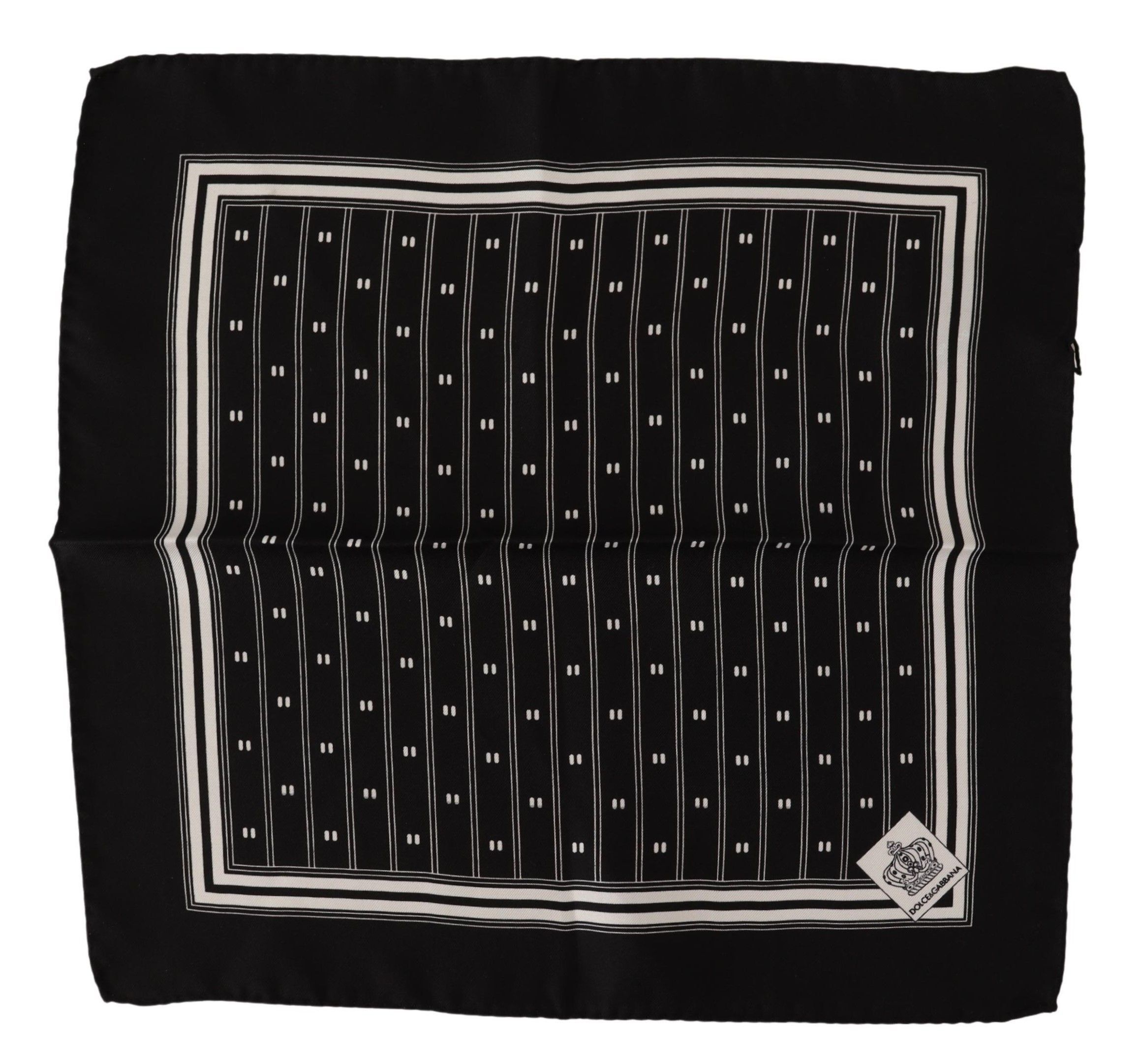 Dolce & Gabbana Elegant Silk Pocket Square Men's Handkerchief Size ONE SIZE - 1 Thumbnail