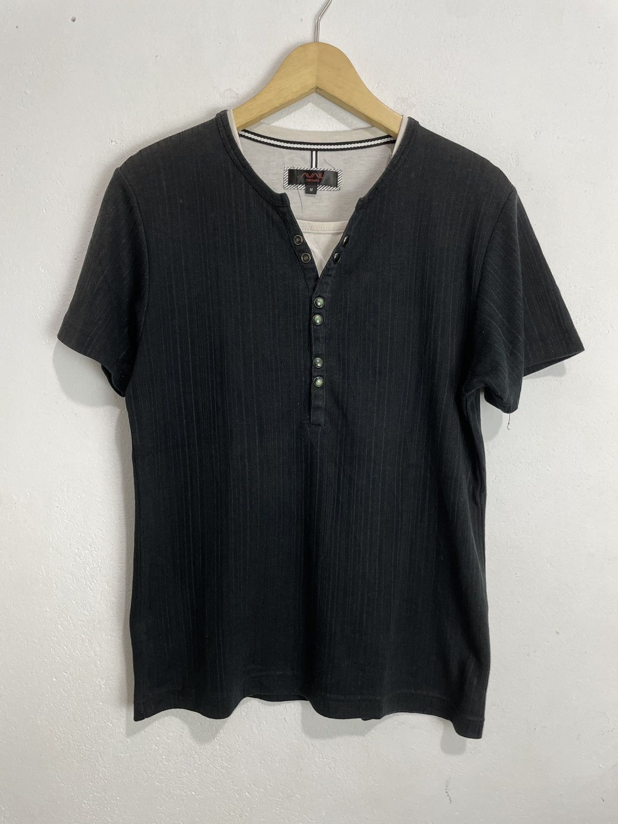 If Six Was Nine Japanese Avail Double Layers tee half button Size US M / EU 48-50 / 2 - 1 Thumbnail