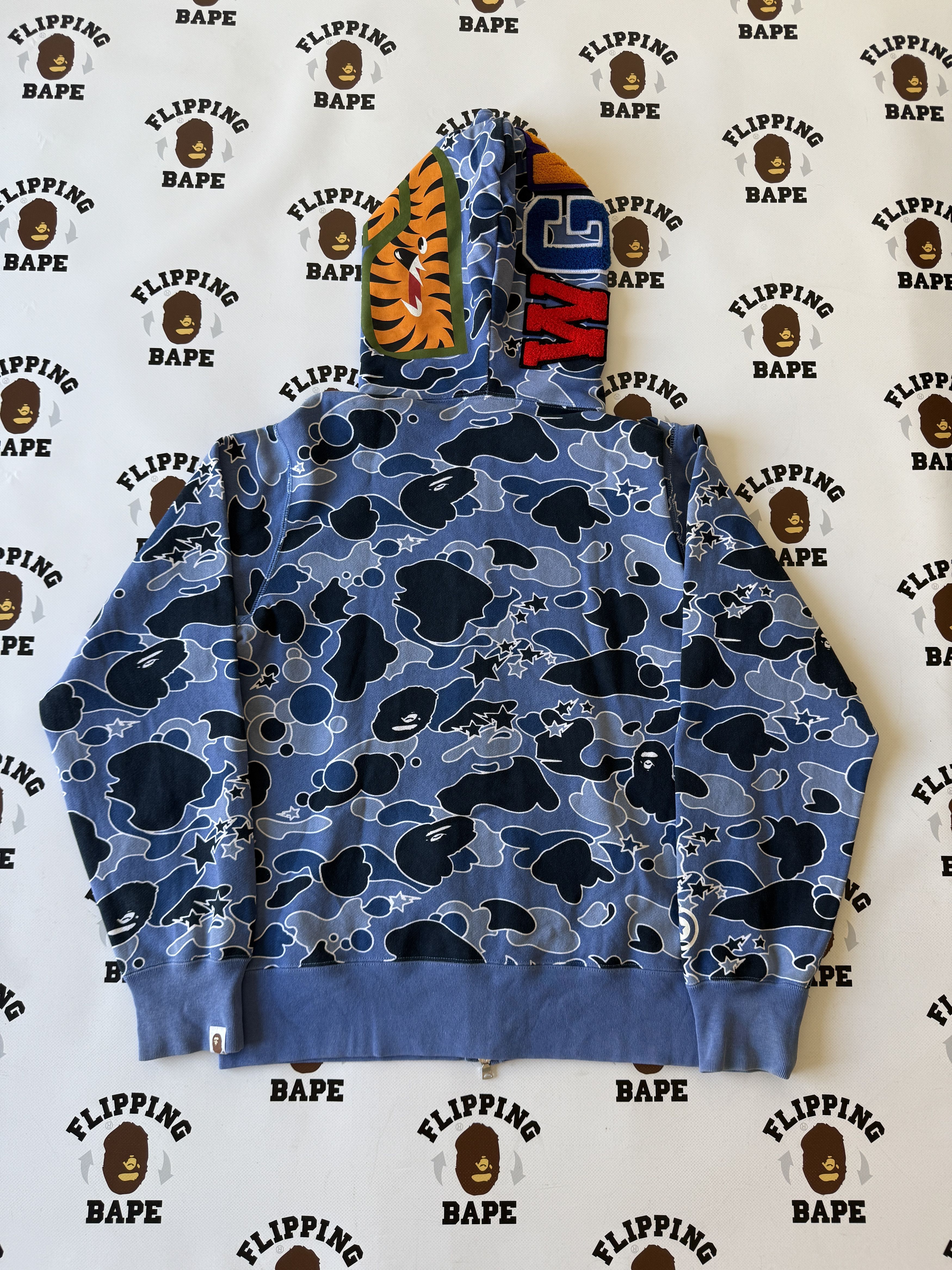 Bape BAPE STA CAMO SHARK FULL ZIP HOODIE (2017) Size US M / EU 48-50 / 2 - 2 Thumbnail
