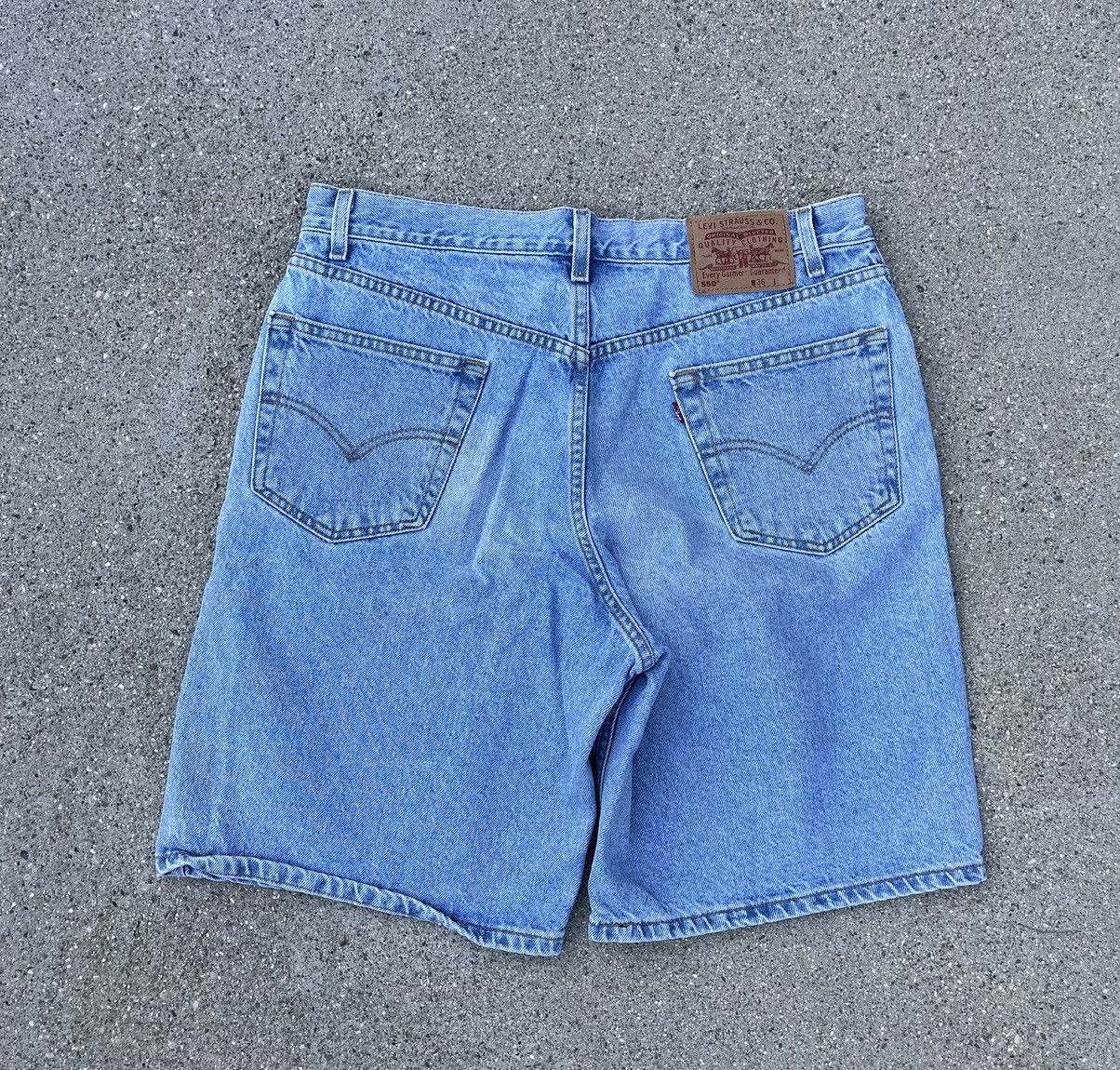 Levi's × Vintage Vintage Levi’s 550 Jean Shorts Tab 2001 Jorts Relaxed Denim Size US 34 / EU 50 - 2 Thumbnail