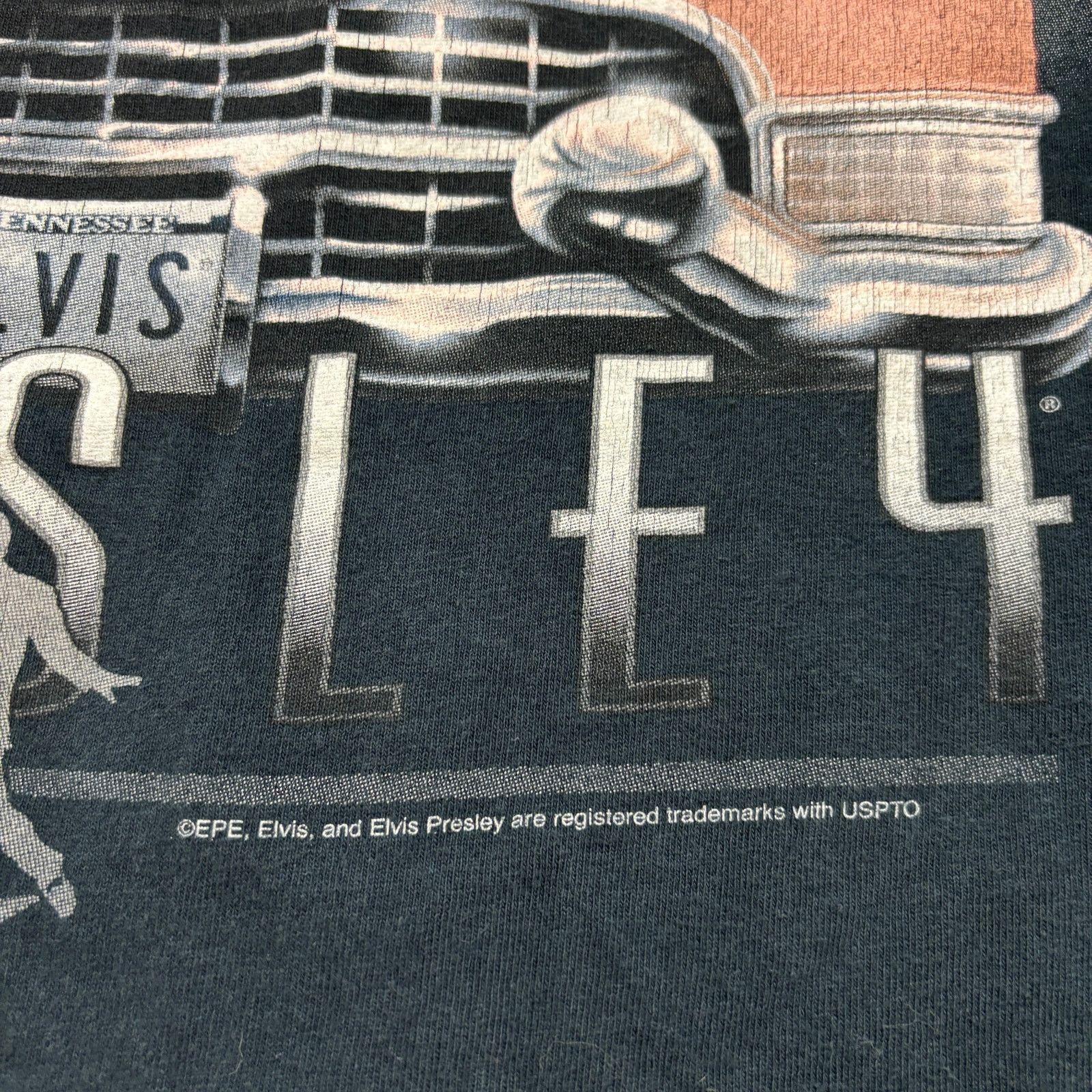 Liquid Blue × Vintage VTG Y2K Liquid Elvis Presley Cadillac USA Flag Shirt Men's M Size US M / EU 48-50 / 2 - 3 Thumbnail