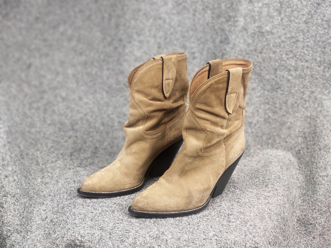 Isabel Marant Isabel Marant Leyane suede cowboy Ankl Boots Vintage Western Size US 10 / IT 40 - 10 Thumbnail