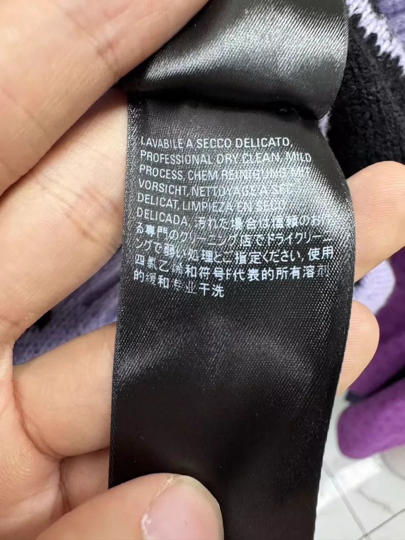 Balenciaga Balenciaga Taro purple bullet screen full letter knitted s Size L / US 10 / IT 46 - 8 Thumbnail