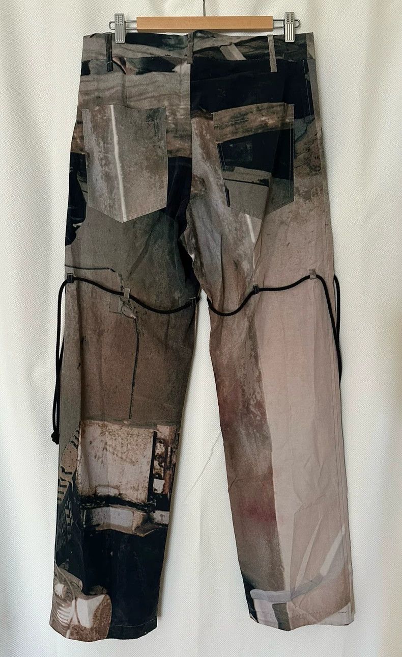 Song For The Mute Song For The Mute Printed drawstring straight-leg trouser Size US 32 / EU 48 - 2 Thumbnail