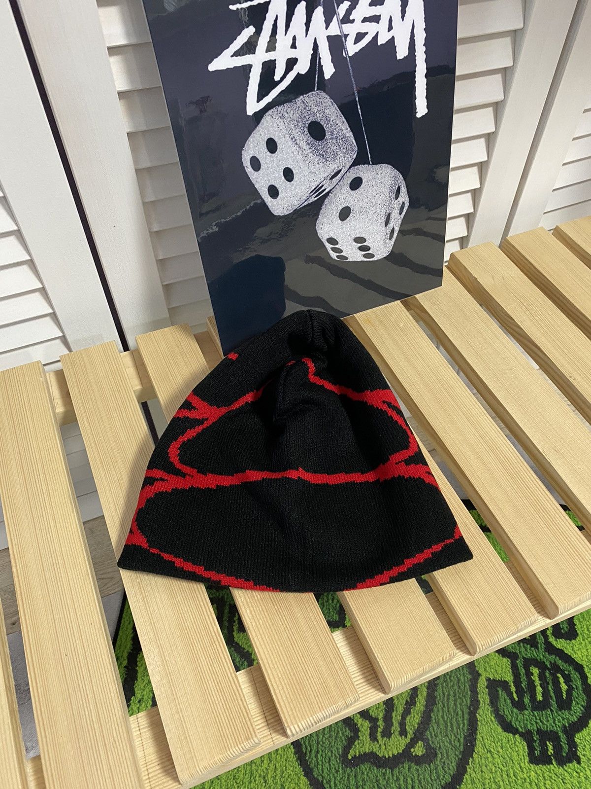 Hysteric Glamour × Japanese Brand Winter Hat Opium Avantgarde Spider Web Cobweb Spyder Size ONE SIZE - 3 Thumbnail