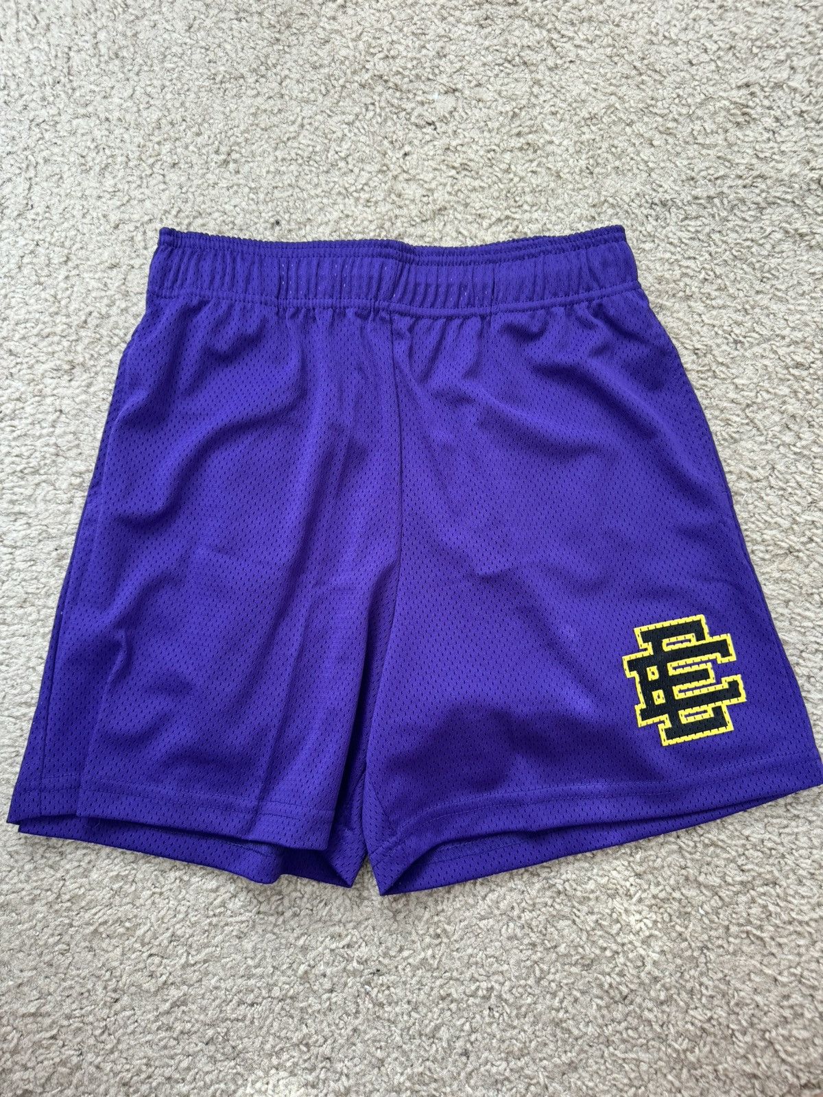 Eric Emanuel Eric Emanuel Basic Shorts Purple/Black Large Size US 36 / EU 52 - 2 Thumbnail