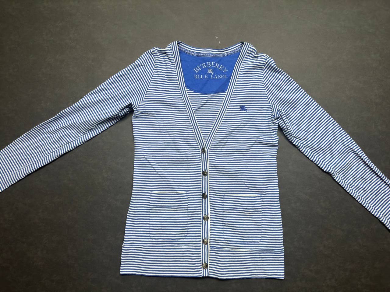 Burberry × Japanese Brand Burberry Blue Label Cardigan Rare Japan Size XS / US 0-2 / IT 36-38 - 1 Thumbnail