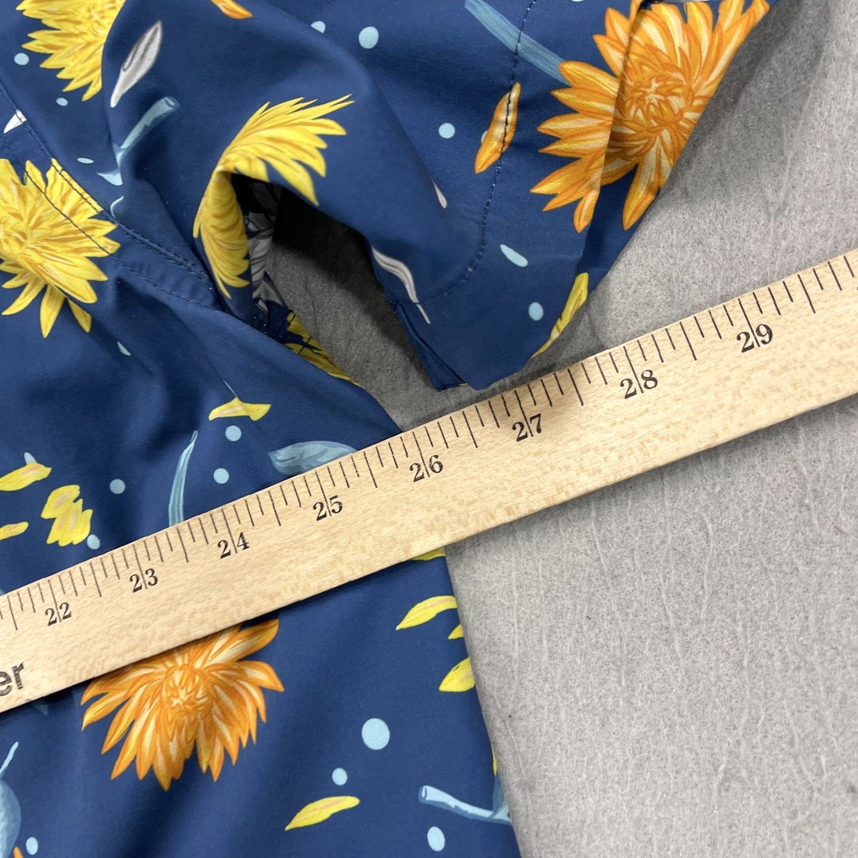 Vintage William Murray Shirt Mens 2XL Blue Floral Camp Collar Stretch Golf Summer Size US XXL / EU 58 / 5 - 7 Thumbnail