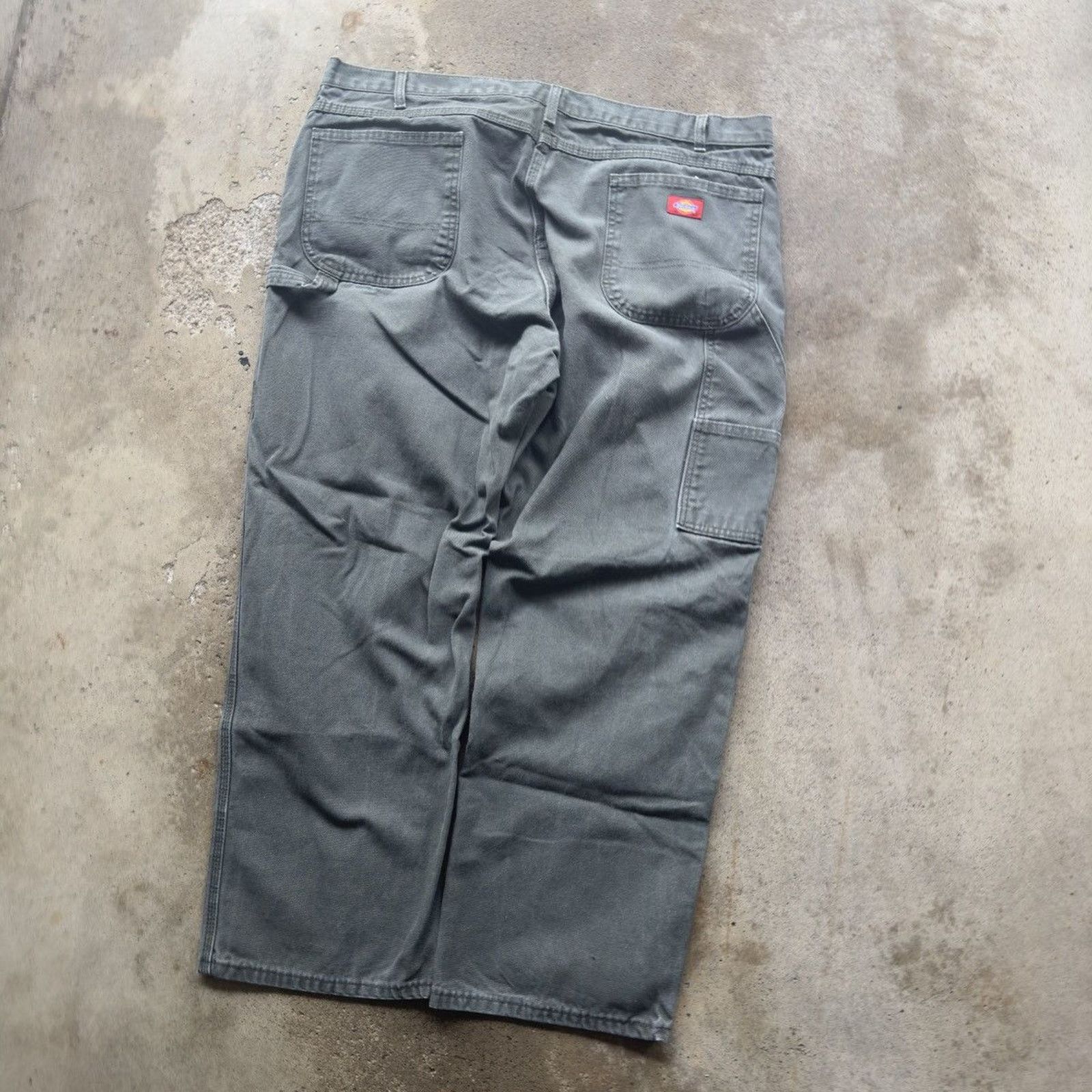 Dickies Vintage Dickies Baggy Green Canvas Carpenter Pants 42x30 Size US 42 / EU 58 - 4 Thumbnail