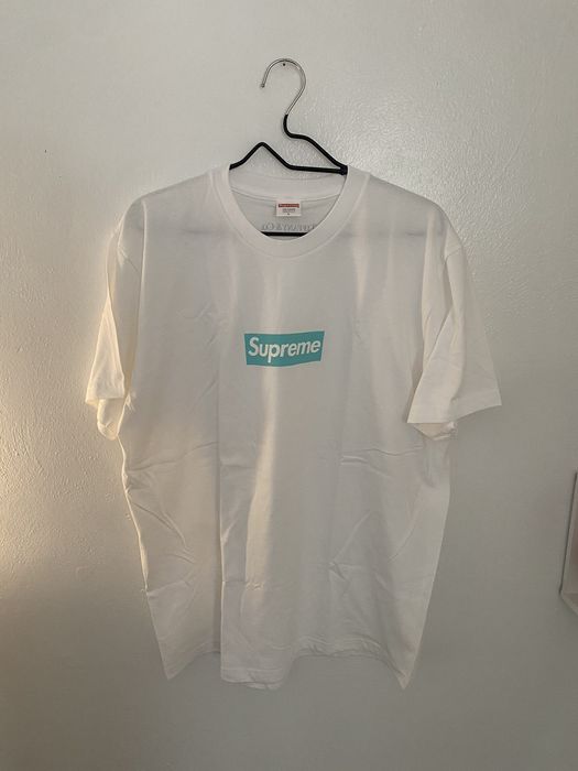 Supreme Supreme Tiffany & Co. Box Logo Tee Large | Grailed