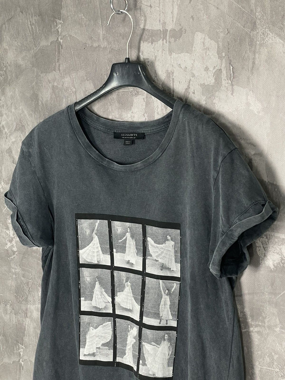 Allsaints Woman’s Allsaints Abstract Graphic Y2K Factory Faded T-Shirt Size M / US 6-8 / IT 42-44 - 6 Thumbnail