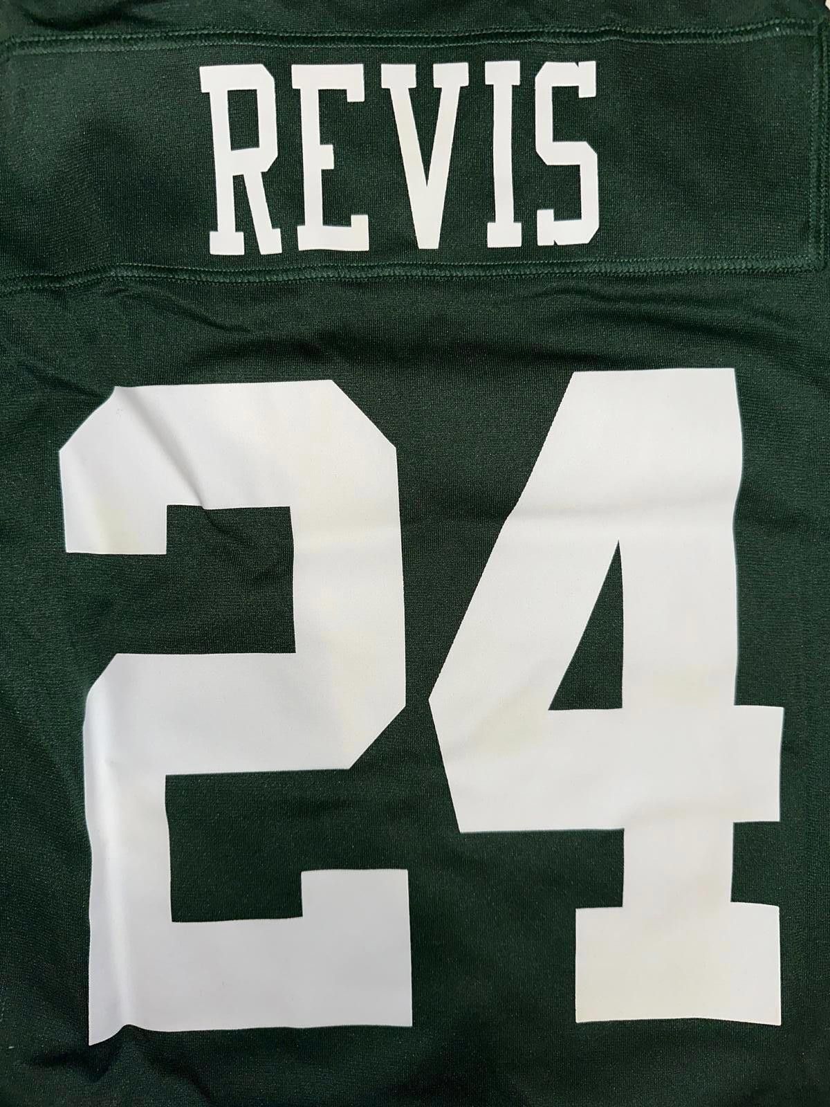 Nike 2012 Nike Mens NFL NY Jets Darrelle Revis Players Edition Jersey Vintage Size US L / EU 52-54 / 3 - 6 Thumbnail