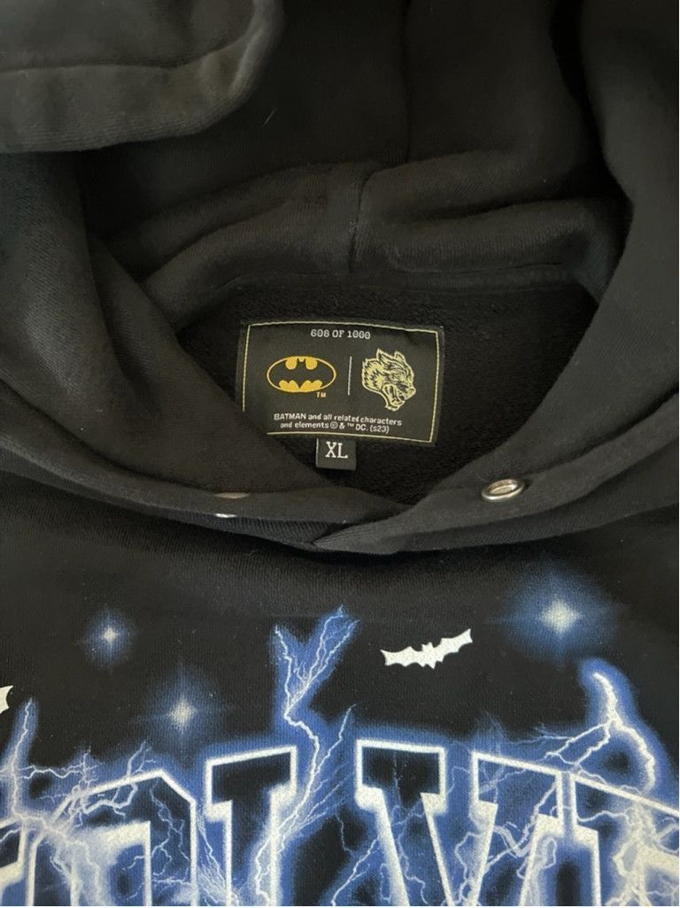 Darc Sport DarcSport - (XL) - Roided OUT BATMAN Hoodie Black/Blue RARE Size US XL / EU 56 / 4 - 2 Thumbnail