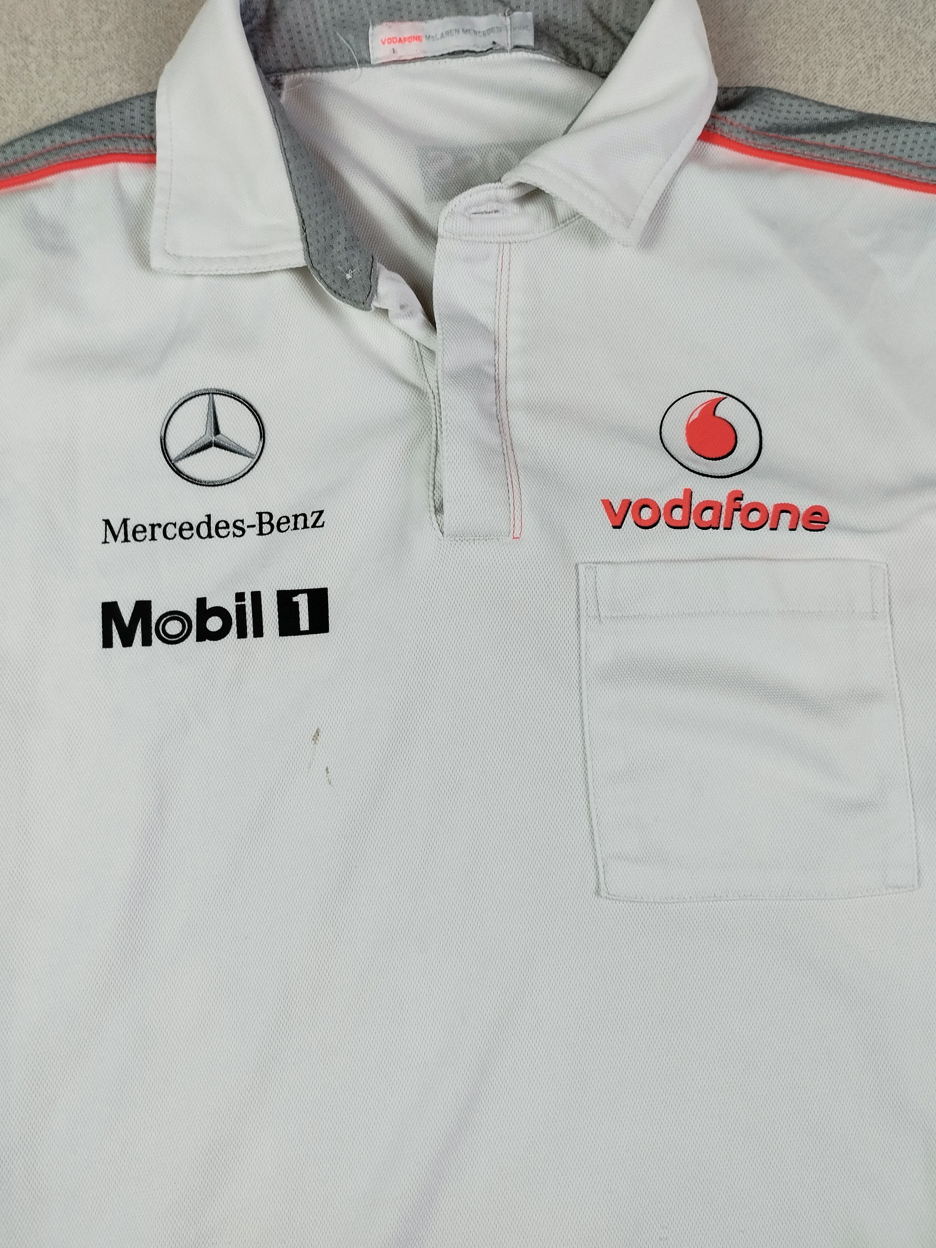 Hugo Boss × Mercedes-Benz Vodafone McLaren Mercedes BOSS F1 Polo Shirt Racing Size US XXL / EU 58 / 5 - 11 Thumbnail